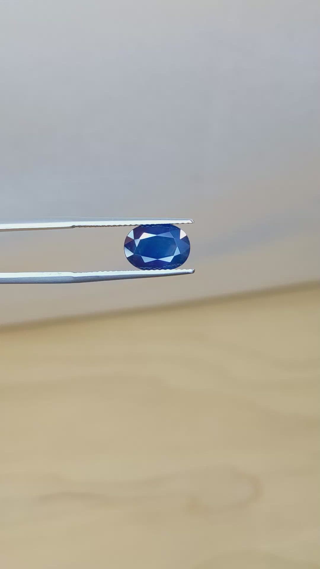 2.85 Ct. Blue Sapphire from Thailand Size Video