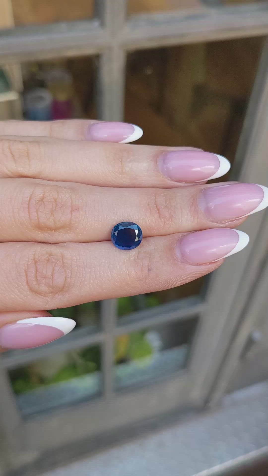 2.40 Ct. Blue Sapphire from Thailand Size Video