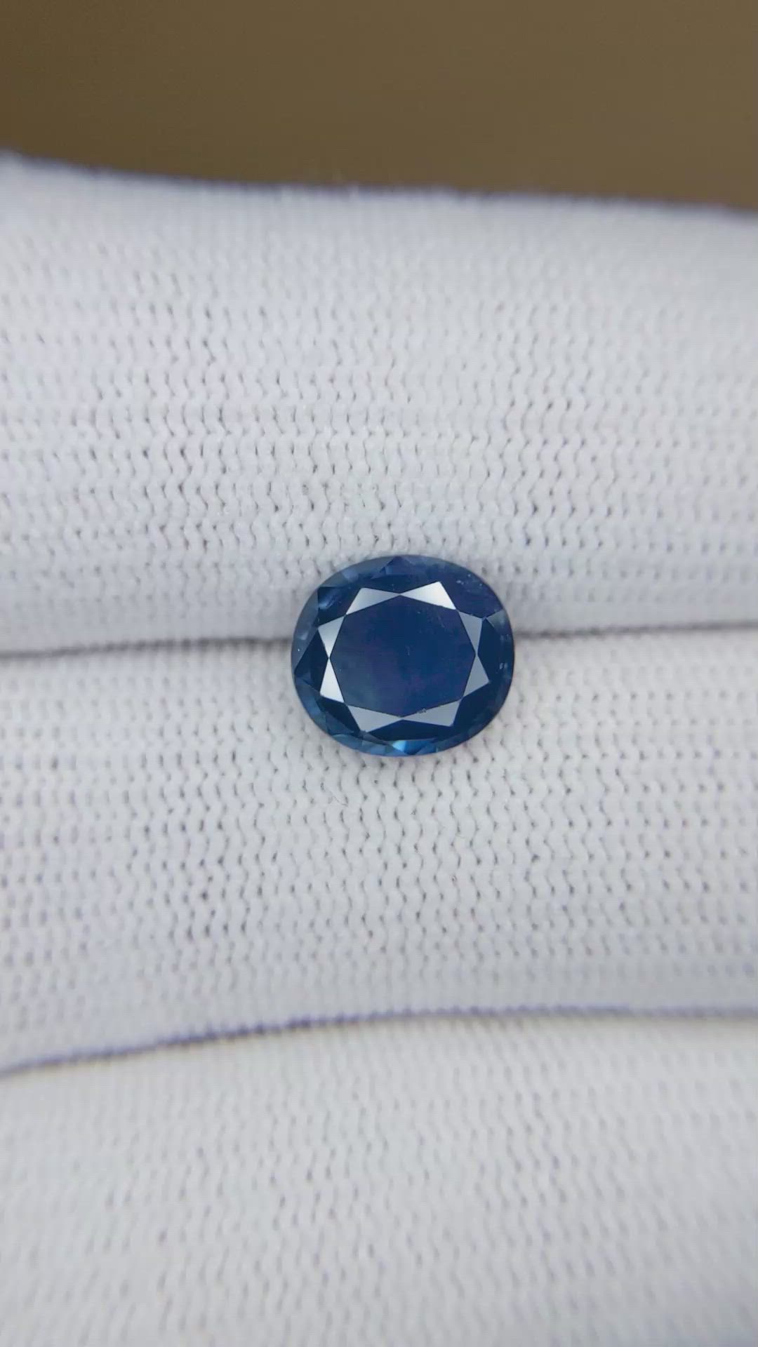 2.40 Ct. Blue Sapphire from Thailand Size Video