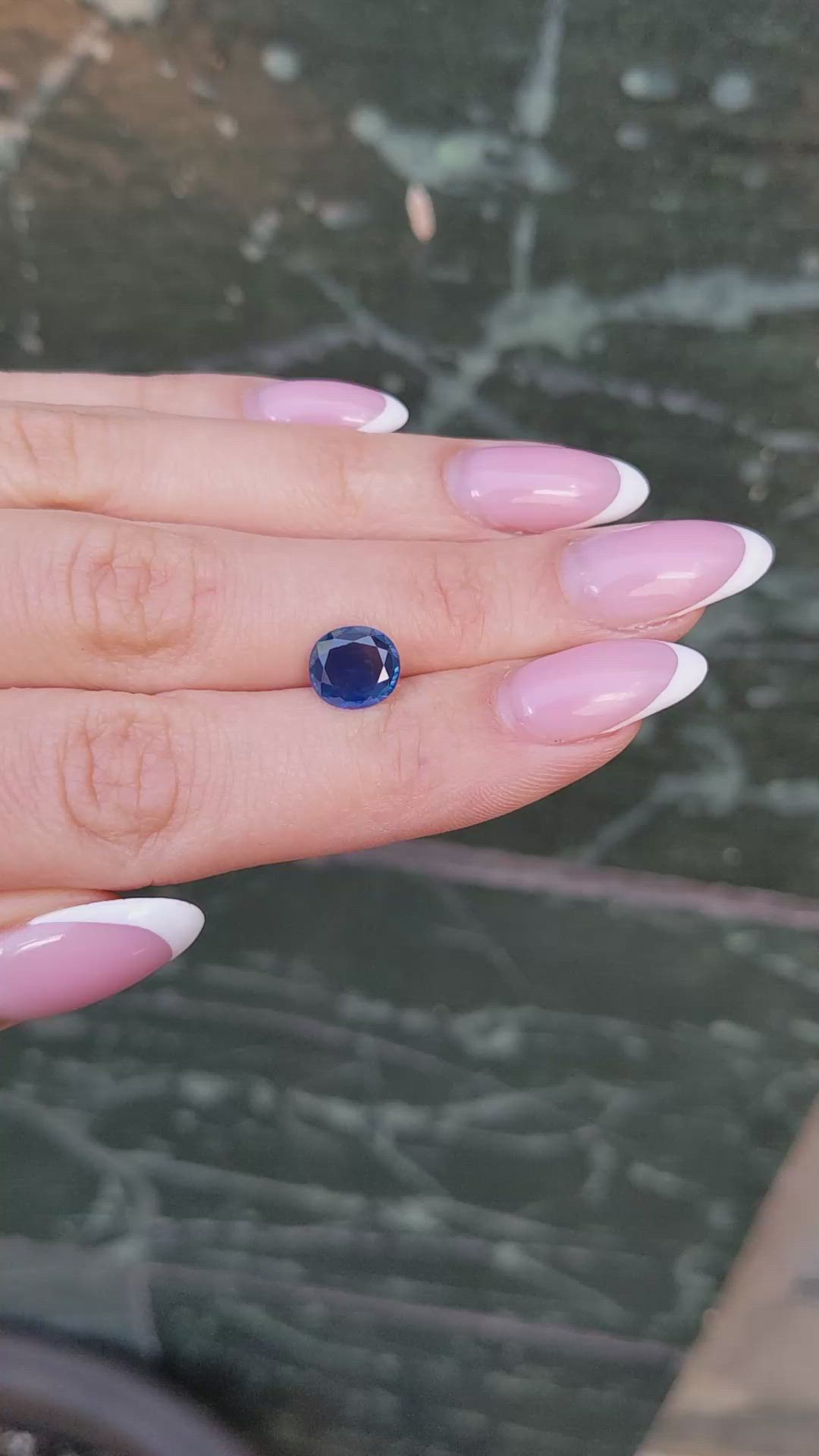 2.40 Ct. Blue Sapphire from Thailand Size Video