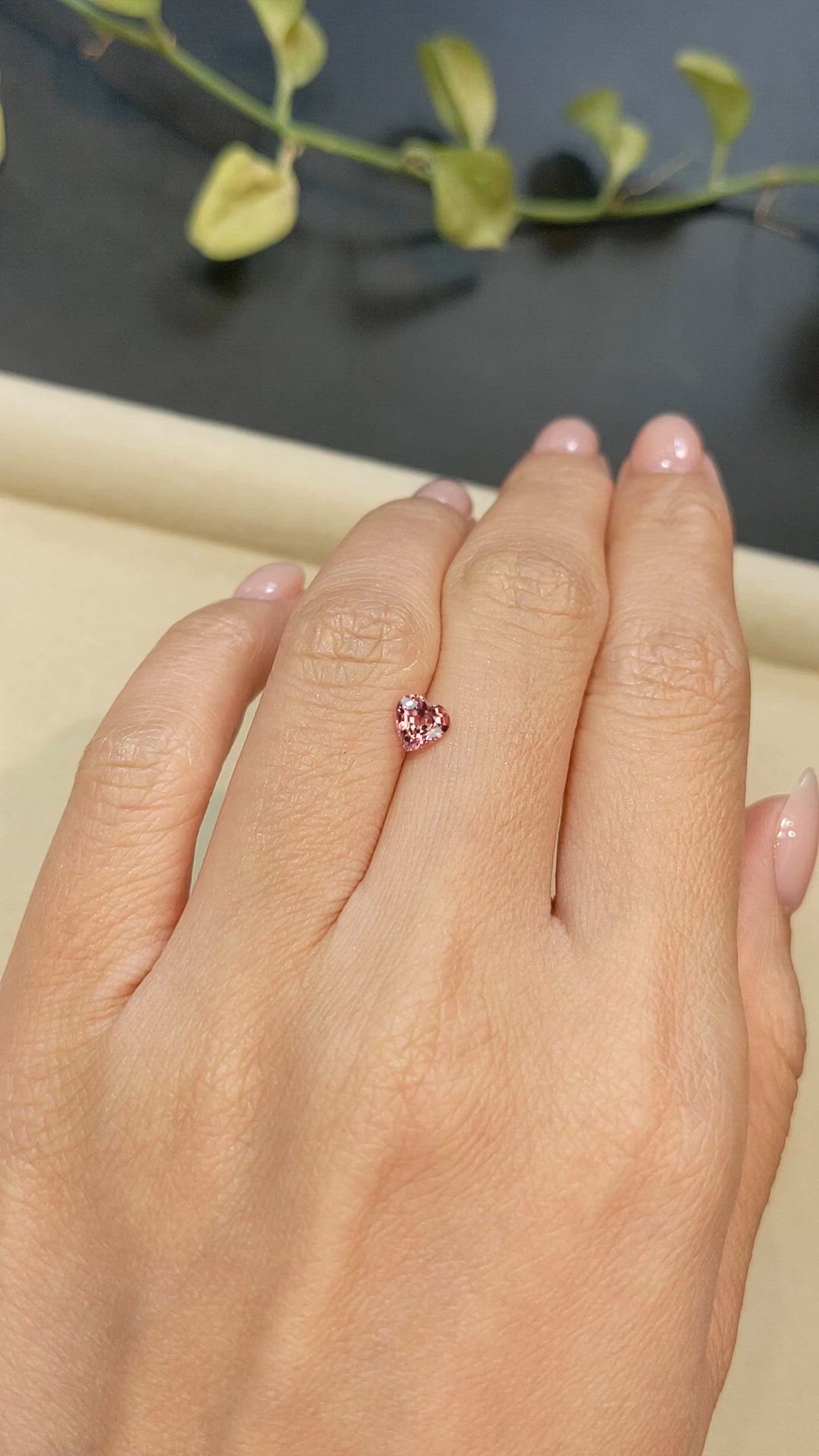0.66 Ct. Padparadscha Sapphire from Madagascar Size Video