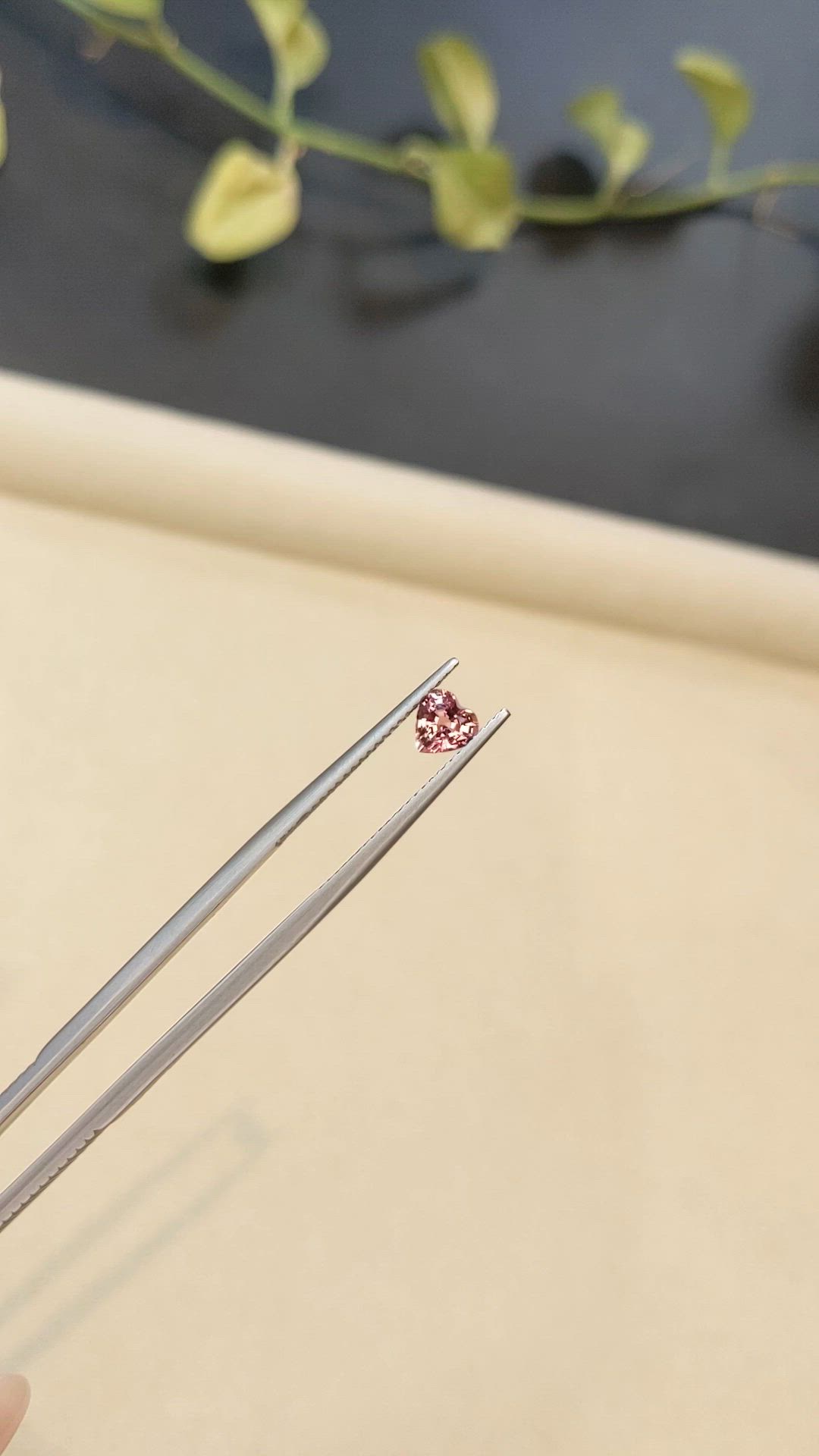 0.66 Ct. Padparadscha Sapphire from Madagascar Size Video