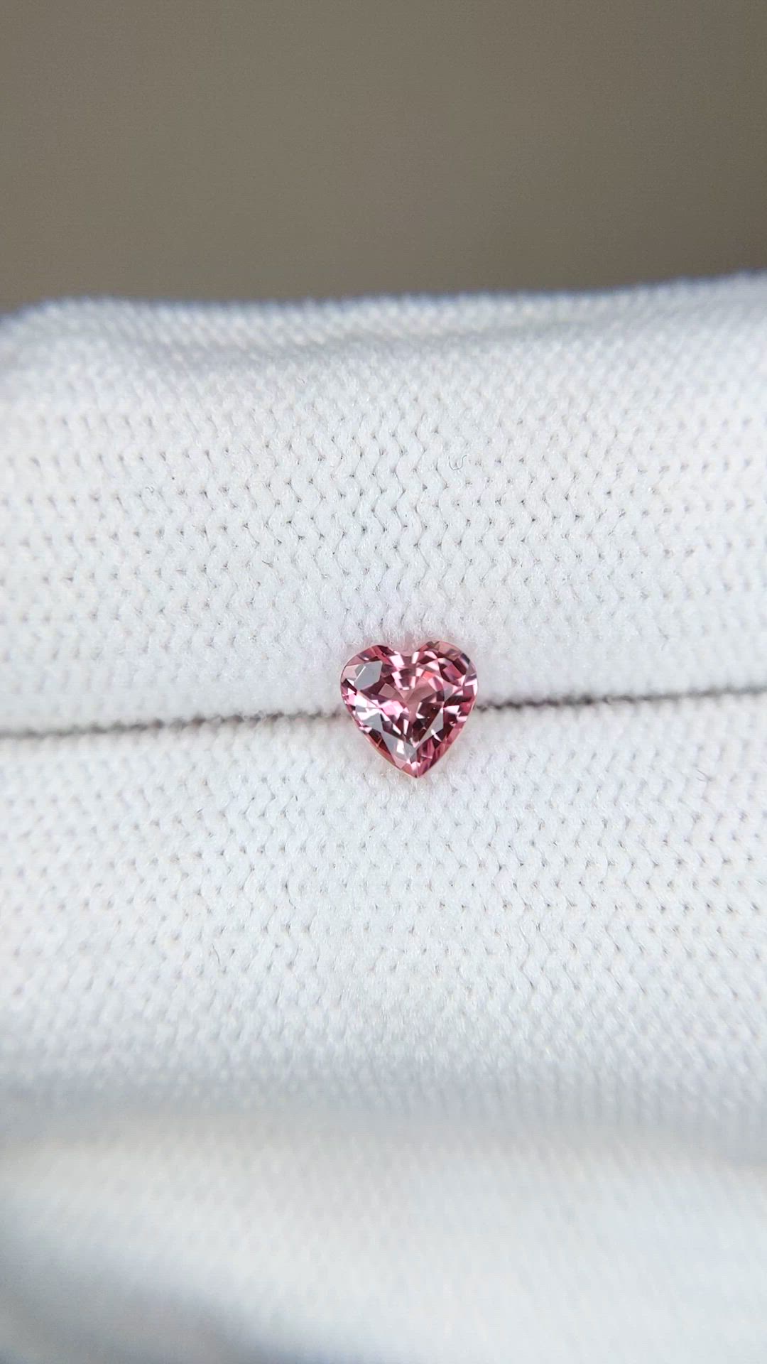 0.66 Ct. Padparadscha Sapphire from Madagascar Size Video