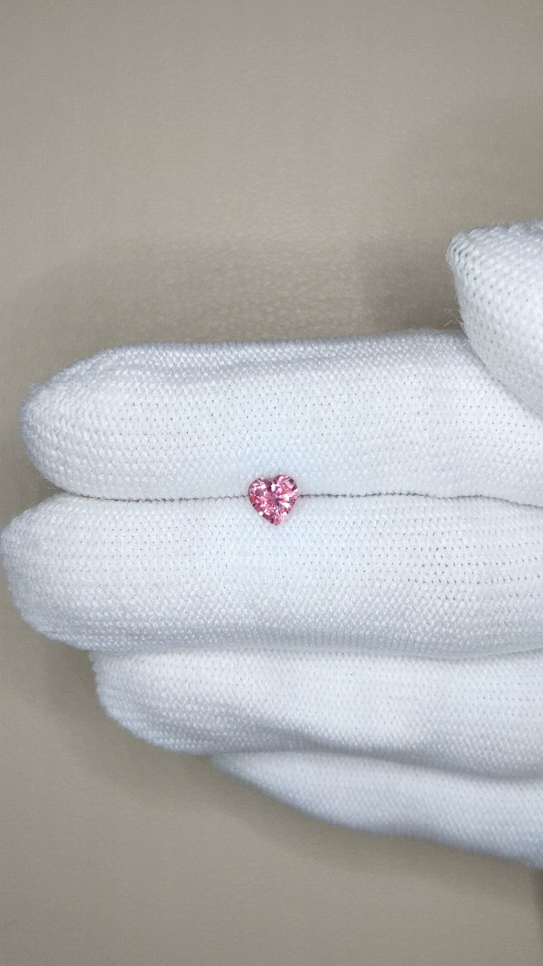 0.51 Ct. Pink Sapphire from Madagascar Size Video