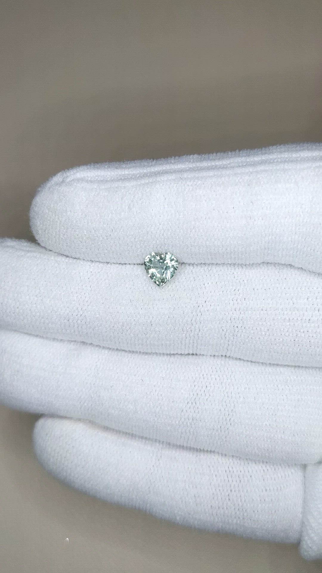 0.82 Ct. Green Sapphire from Madagascar Size Video