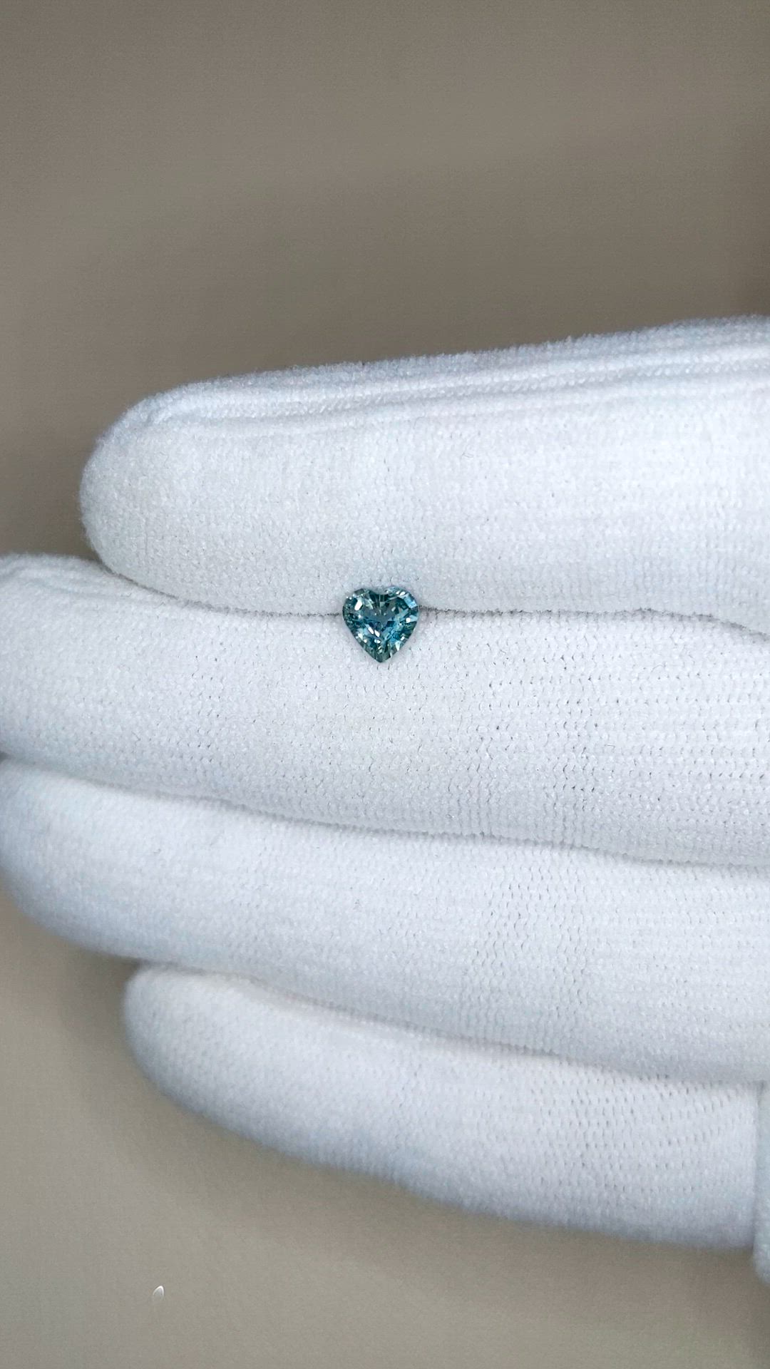 0.60 Ct. Bluish Green Sapphire from Madagascar Size Video