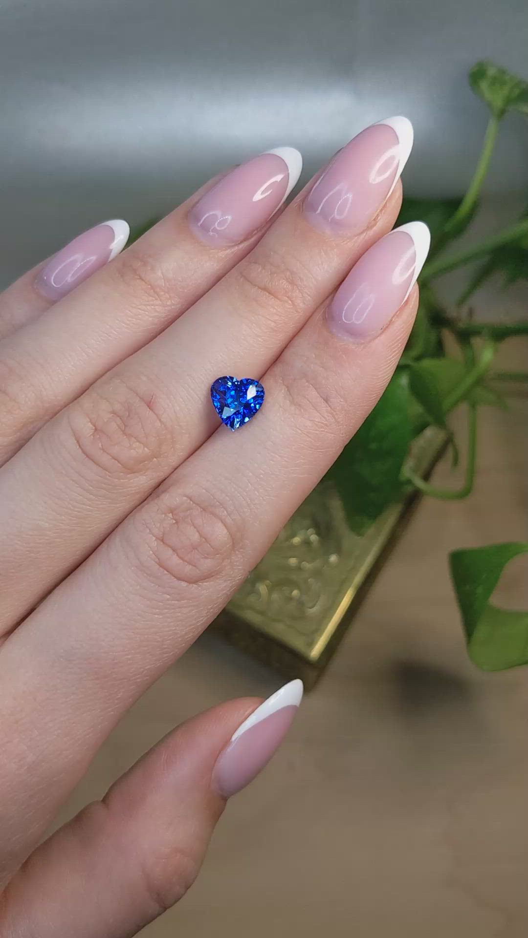 2.45 Ct. Blue Sapphire from Ceylon (Sri Lanka) Size Video