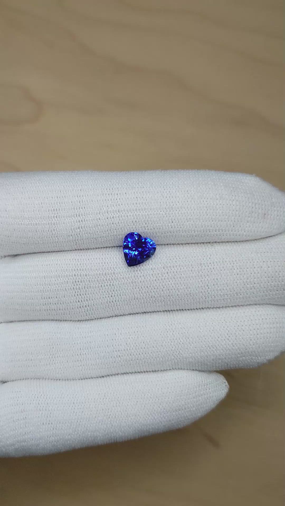 2.45 Ct. Blue Sapphire from Ceylon (Sri Lanka) Size Video
