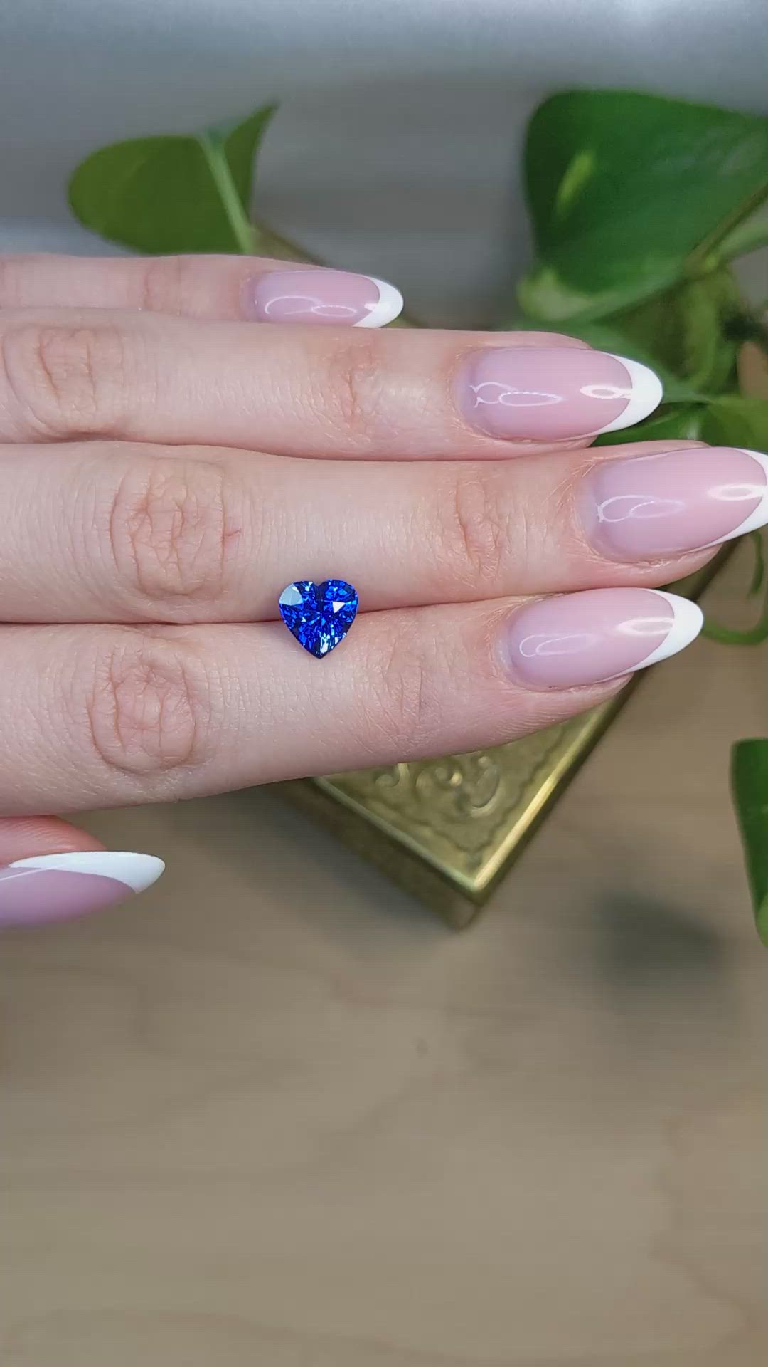 2.45 Ct. Blue Sapphire from Ceylon (Sri Lanka) Size Video