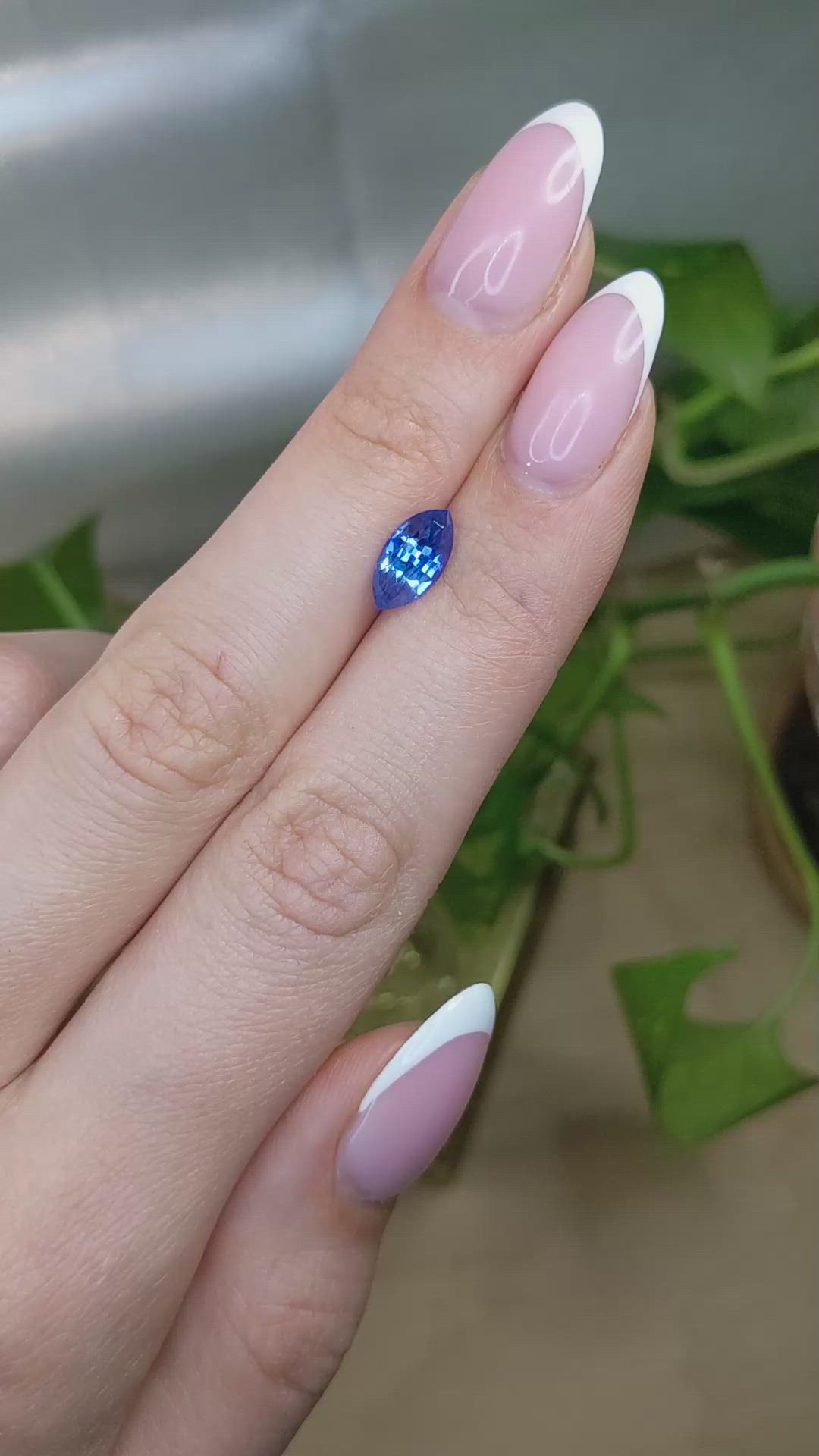 1.93 Ct. Blue Sapphire from Ceylon (Sri Lanka) Size Video