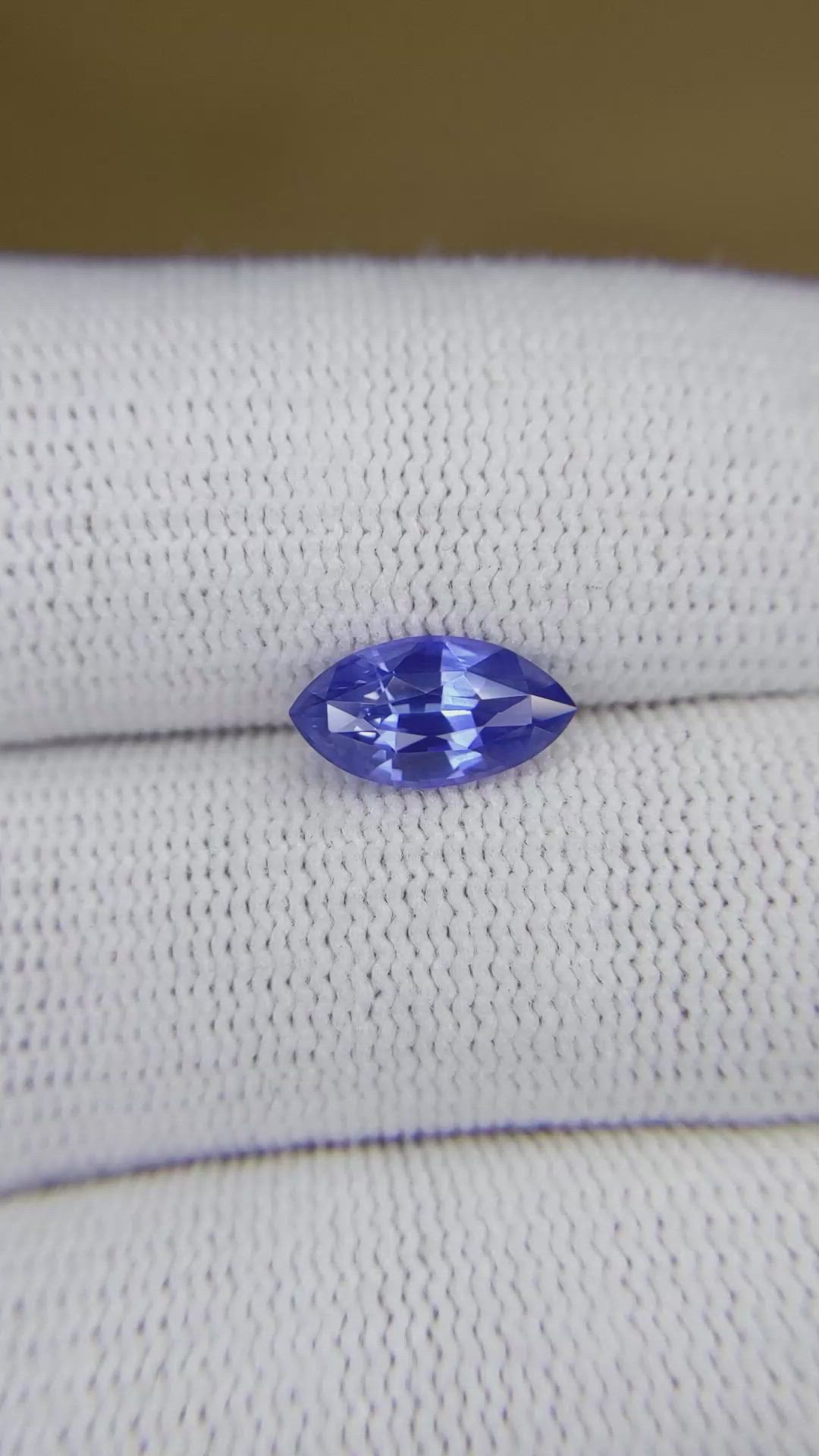 1.93 Ct. Blue Sapphire from Ceylon (Sri Lanka) Size Video