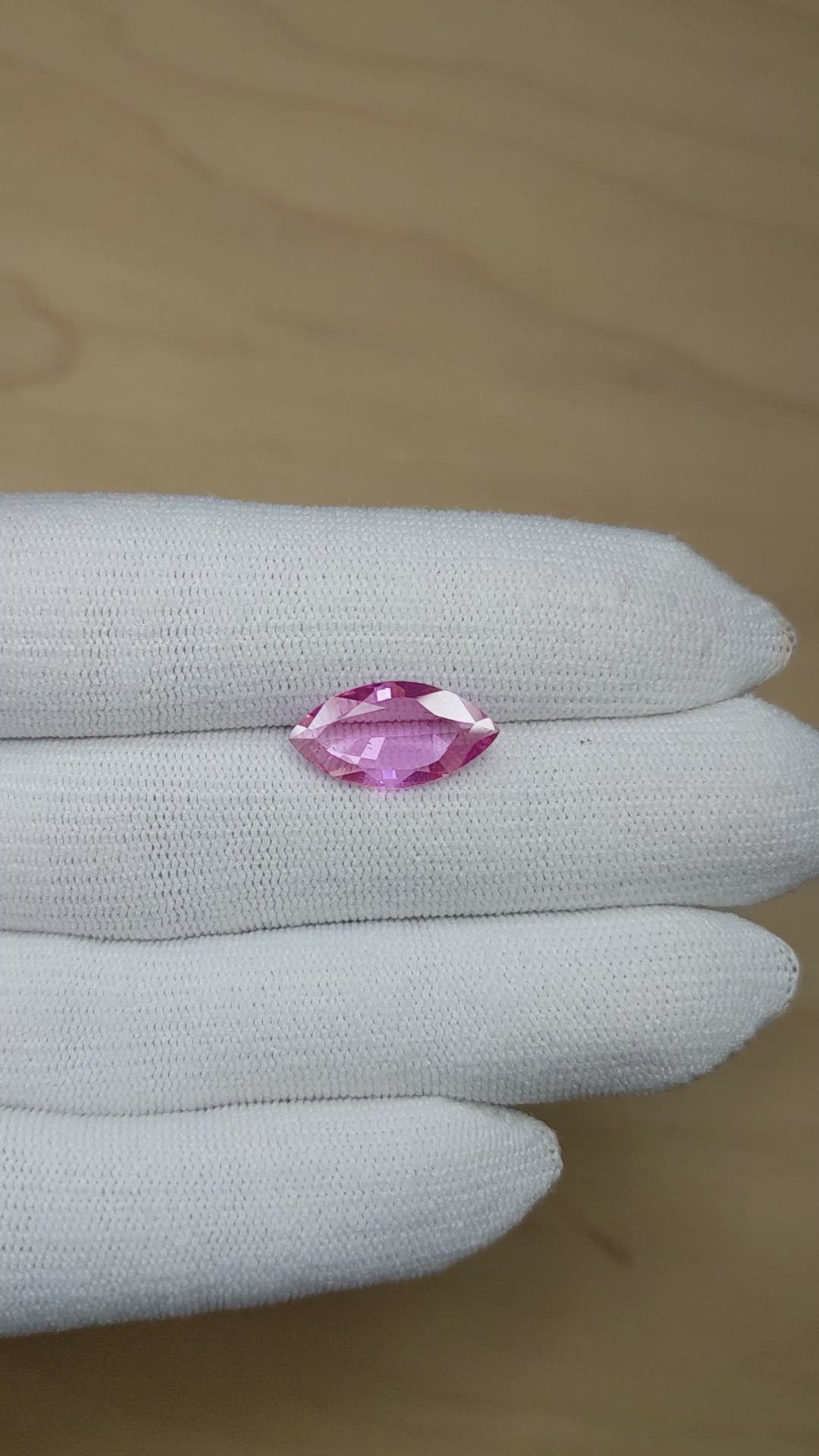 2.98 Ct. Pink Sapphire from Madagascar Size Video