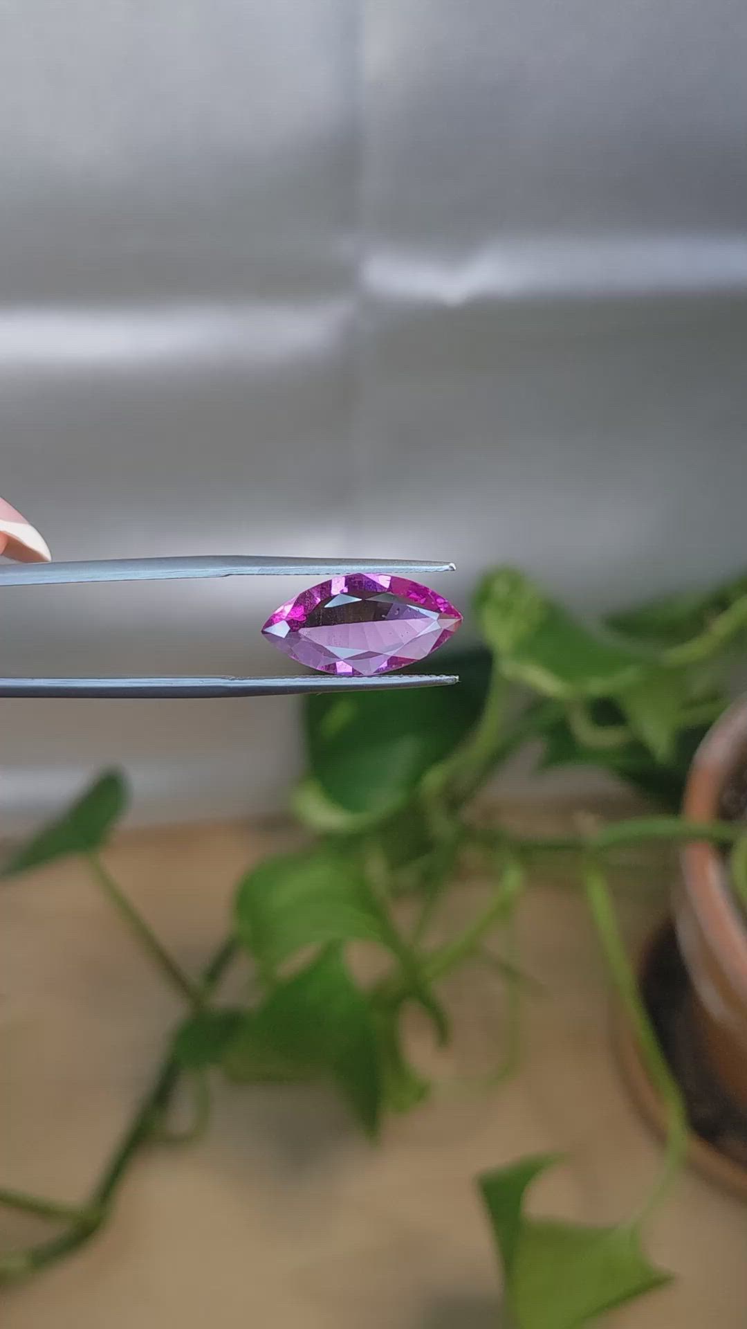 2.98 Ct. Pink Sapphire from Madagascar Size Video