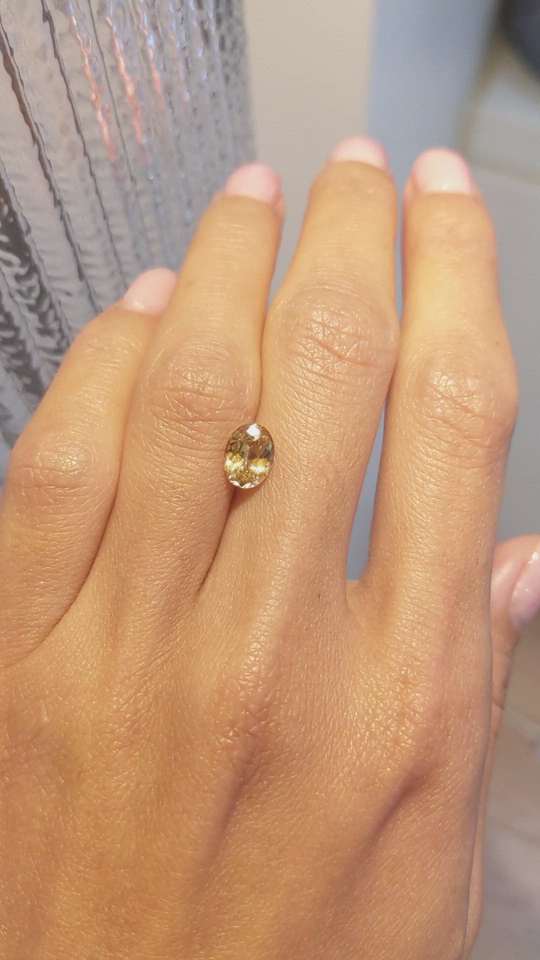 1.47 Ct. Yellow Sapphire from Ceylon (Sri Lanka) Size Video