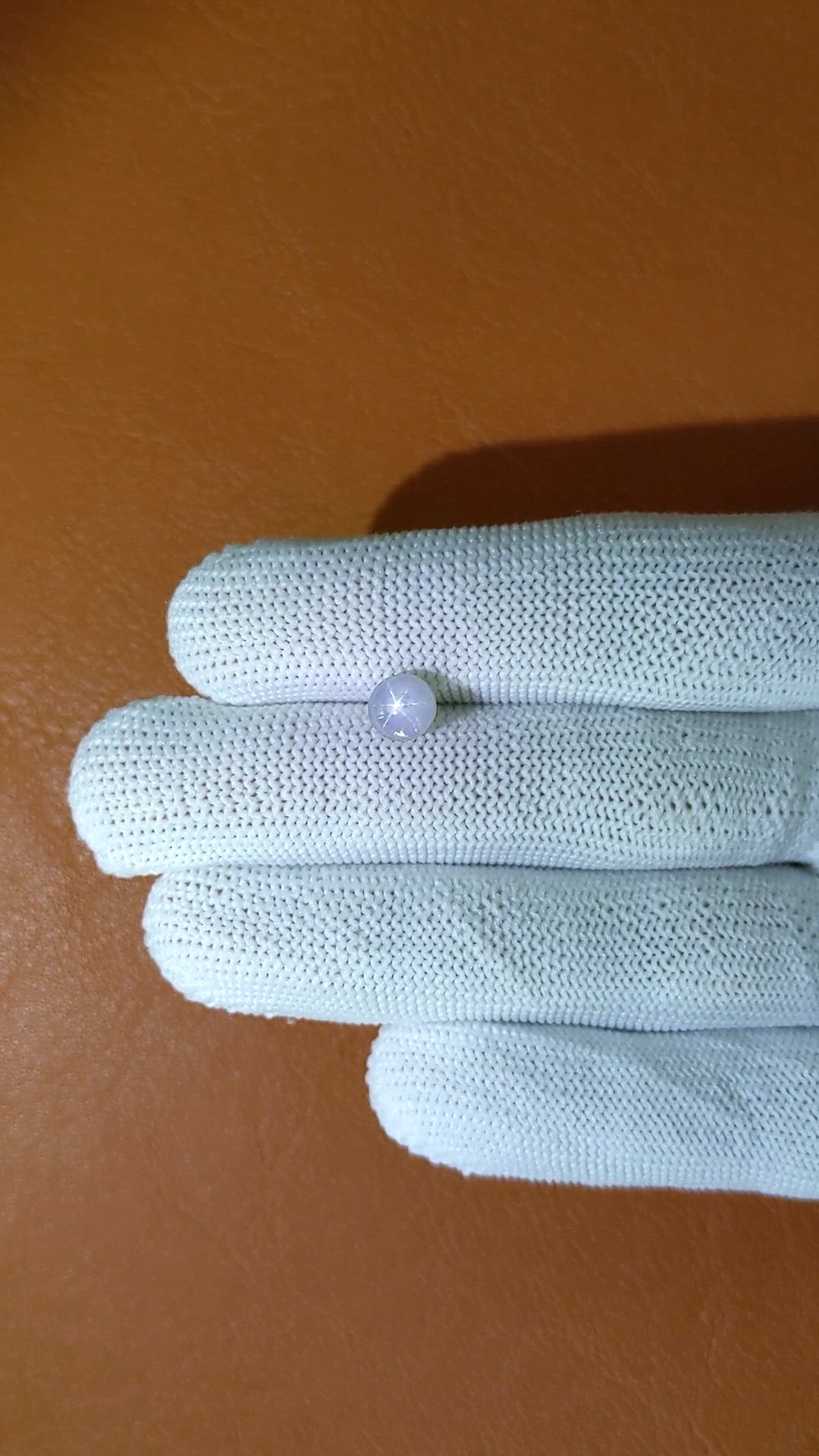 1.72 Ct. Bluish Grey Star Sapphire from Ceylon (Sri Lanka) Size Video
