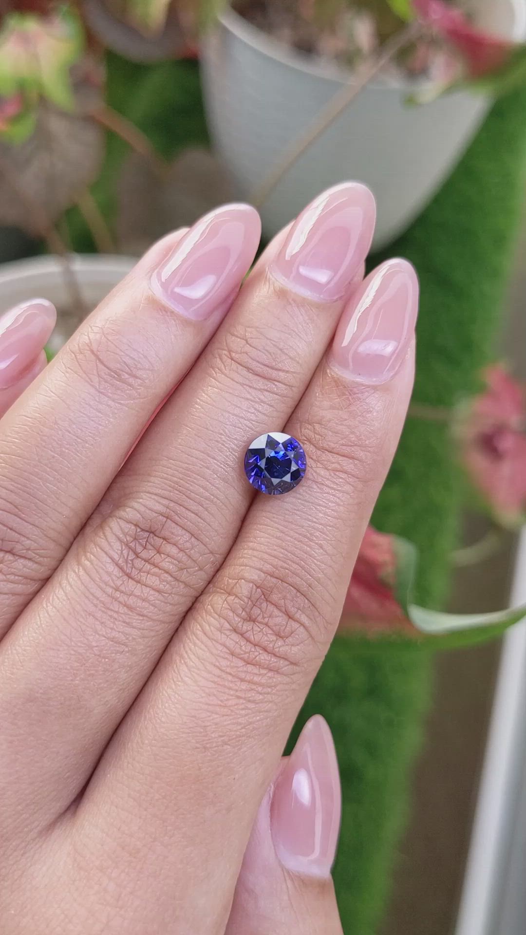 2.66 Ct. Blue Sapphire from Ceylon (Sri Lanka) Size Video