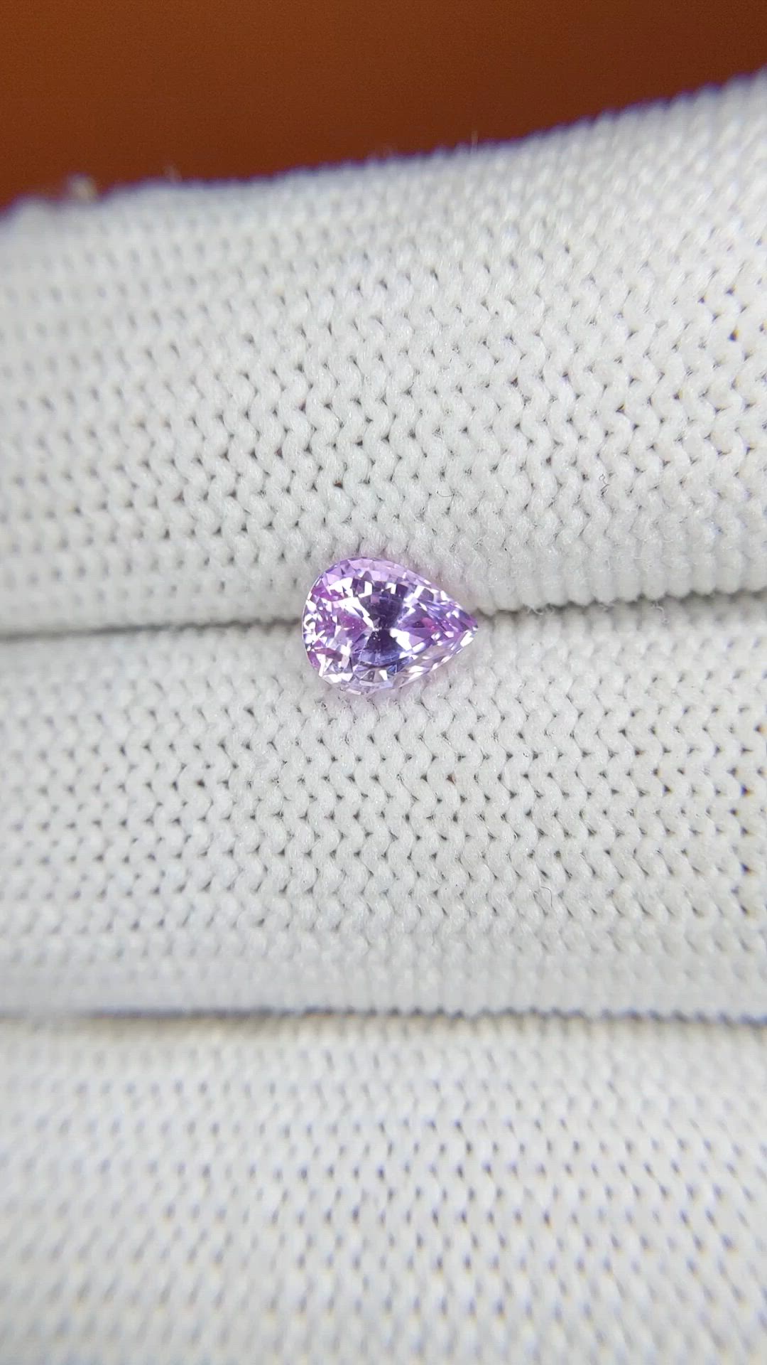 1.13 Ct. Pinkish Purple Sapphire from Ceylon (Sri Lanka) Size Video