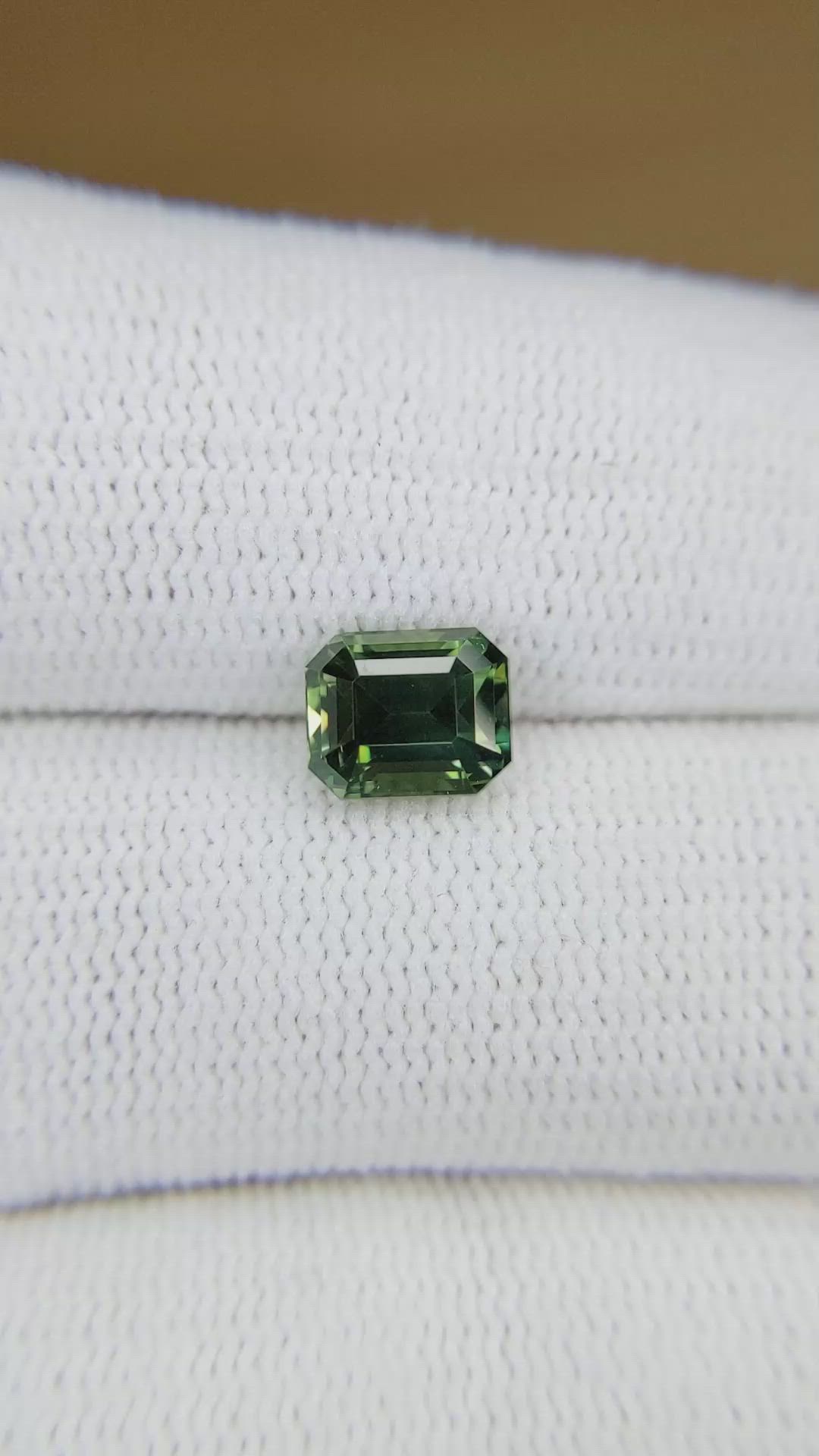 2.00 Ct. Bluish Green Sapphire from Madagascar Size Video
