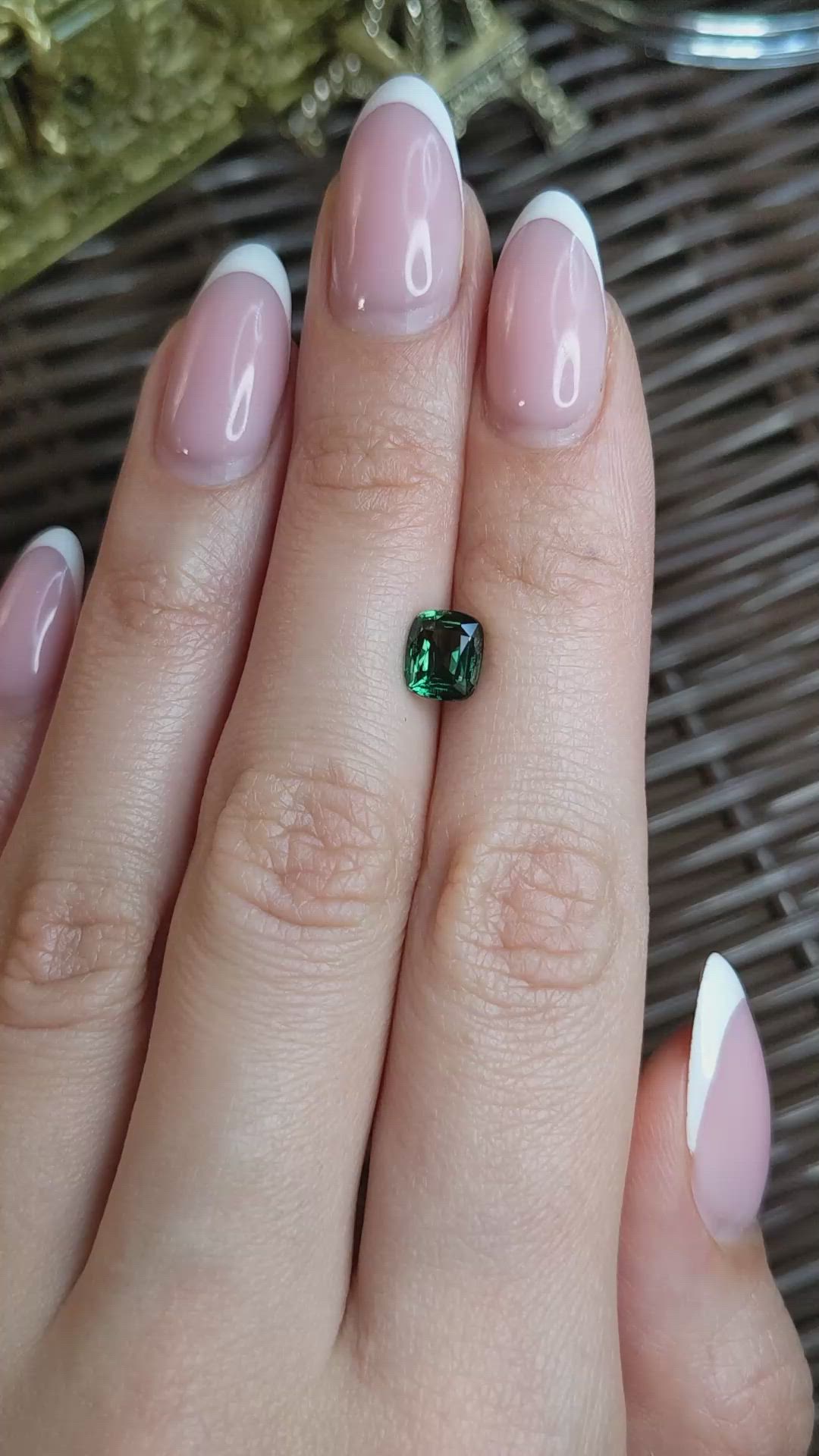2.00 Ct. Green Sapphire from Madagascar Size Video