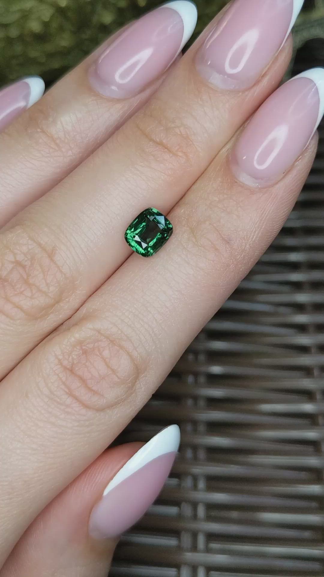 2.00 Ct. Green Sapphire from Madagascar Size Video