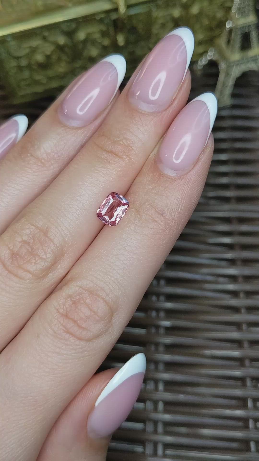 1.41 Ct. Padparadscha Sapphire from Ceylon (Sri Lanka) Size Video