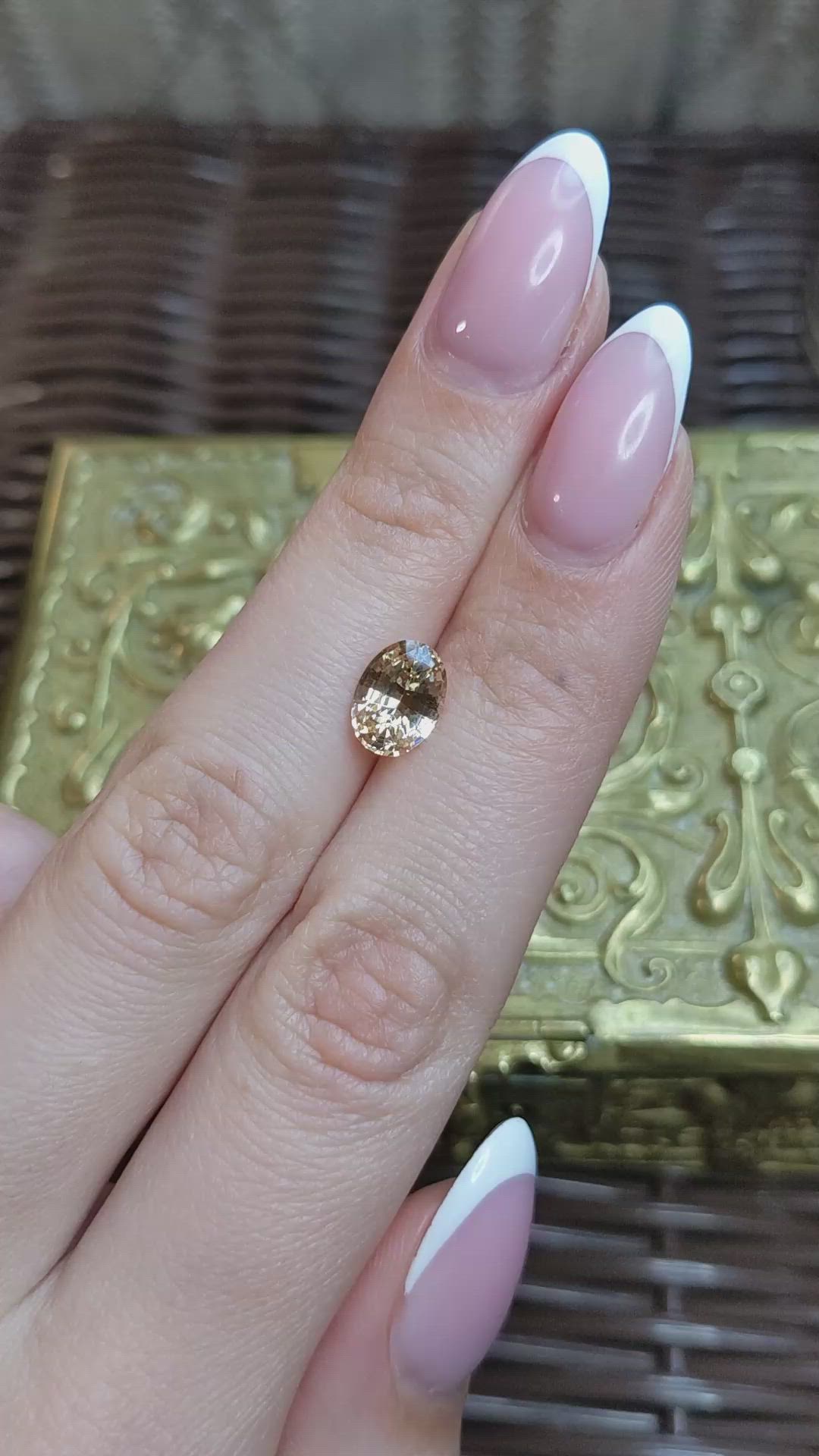 2.03 Ct. Yellow Sapphire from Ceylon (Sri Lanka) Size Video