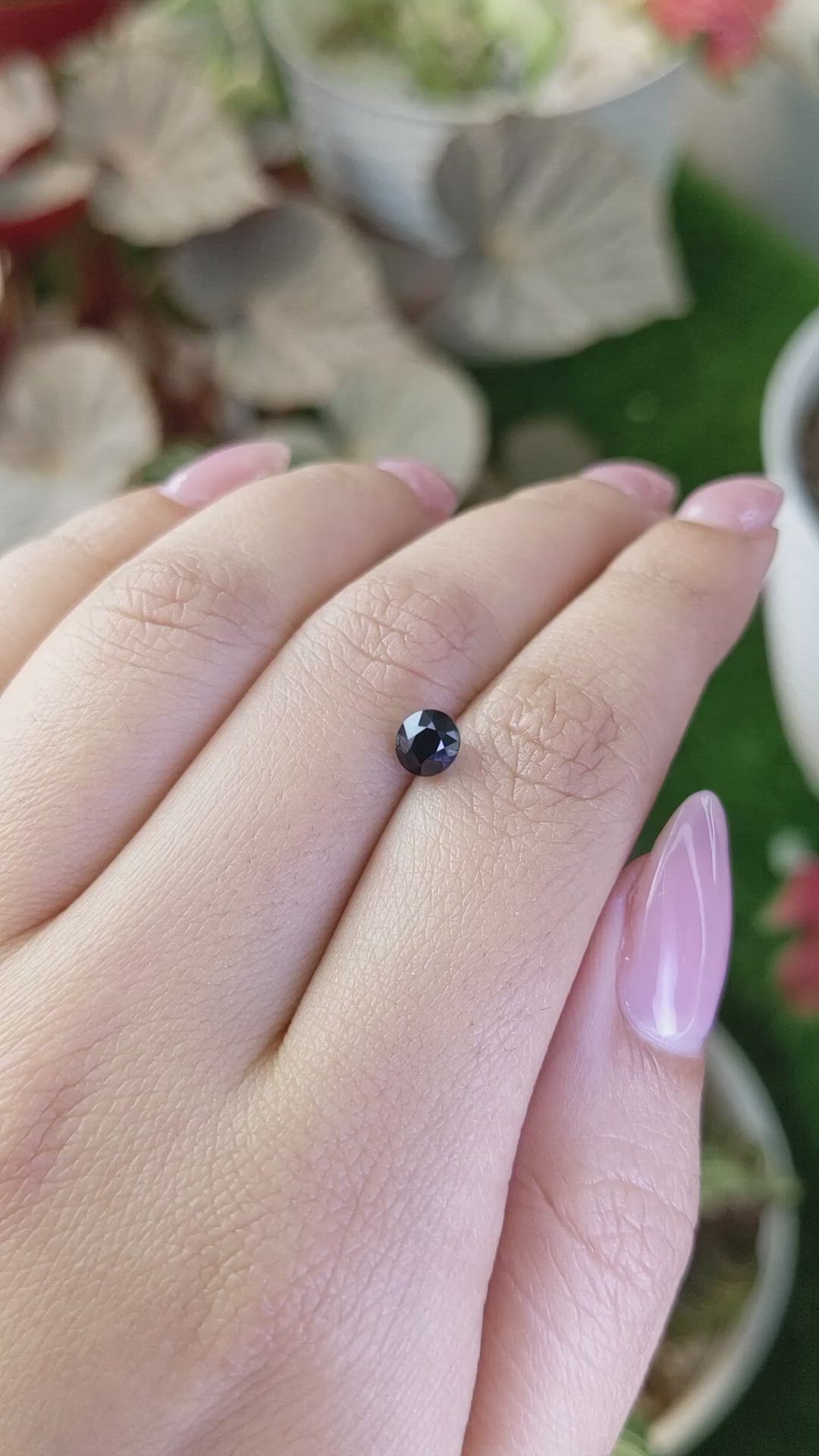 1.13 Ct. Blue Sapphire from Ceylon (Sri Lanka) Size Video