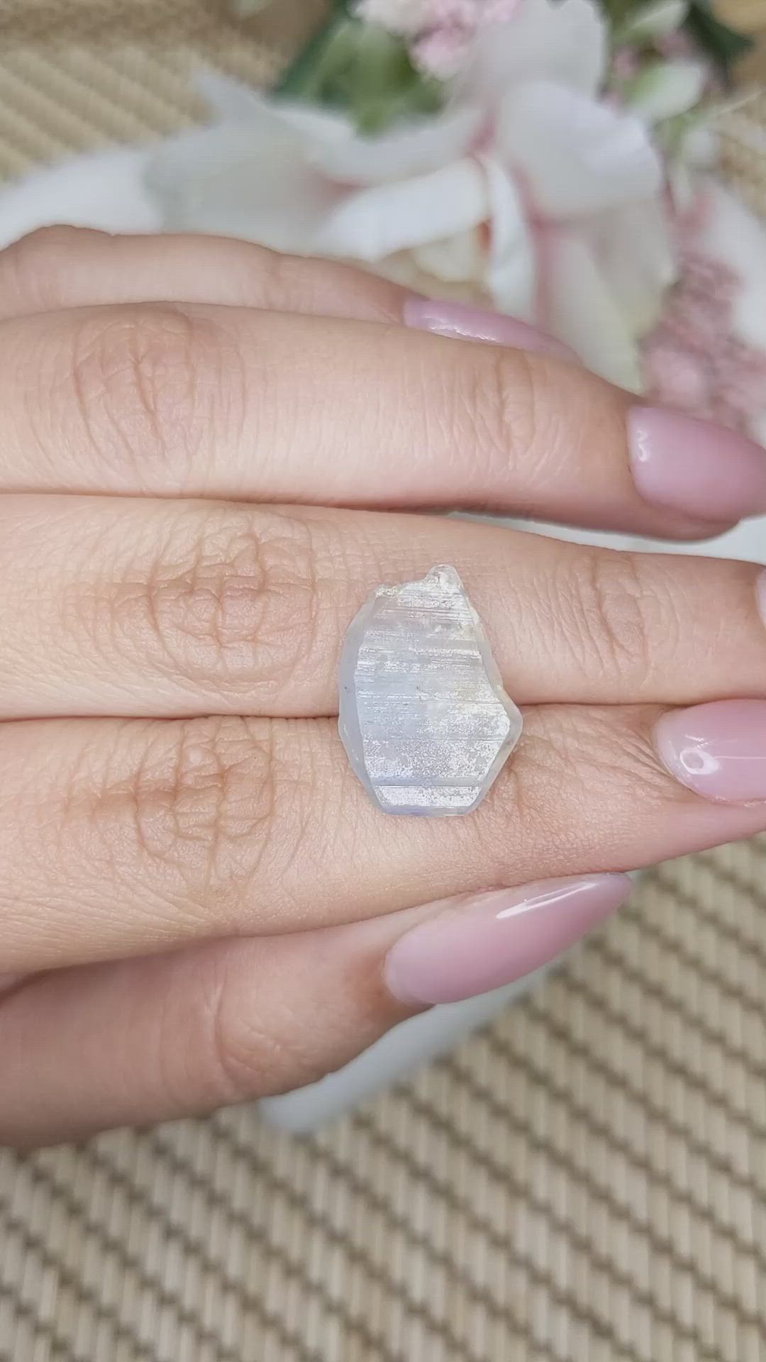 10.91 Ct. Blue Sapphire from Ceylon (Sri Lanka) Size Video