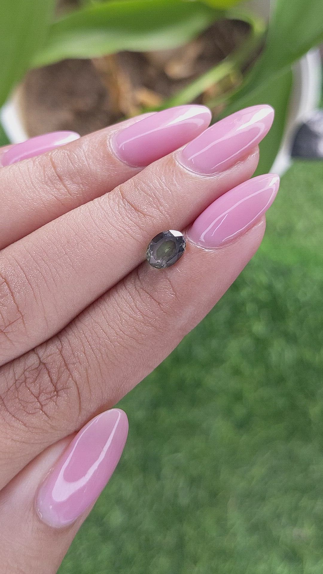 1.06 Ct. Color Change Sapphire from Tanzania Size Video