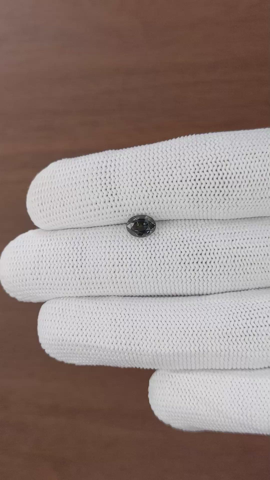 1.06 Ct. Color Change Sapphire from Tanzania Size Video
