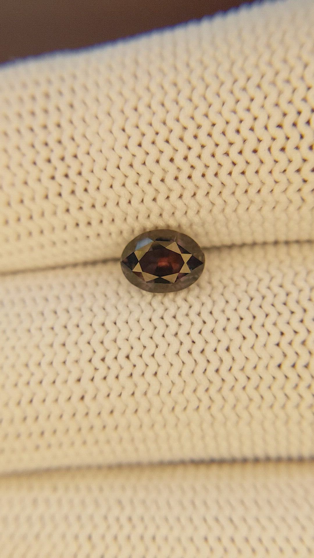 1.06 Ct. Color Change Sapphire from Tanzania Size Video