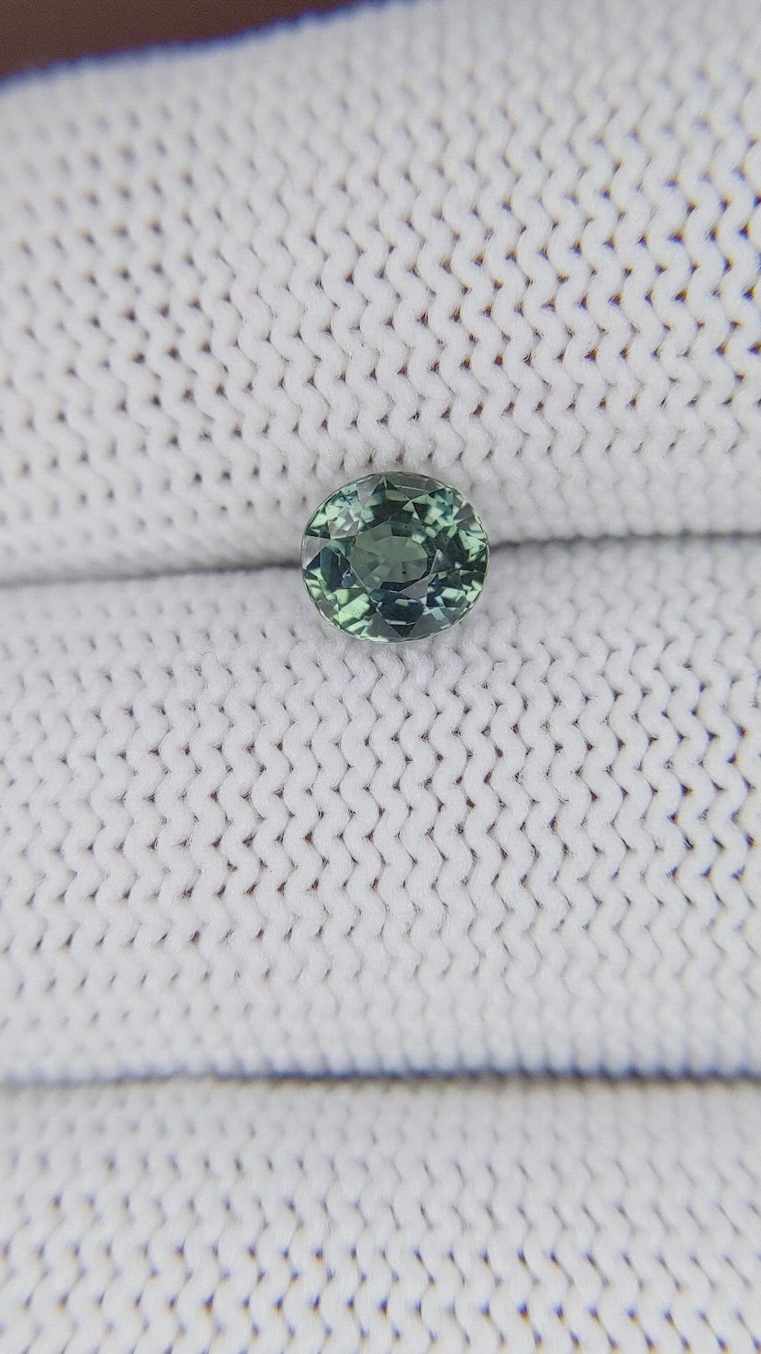 1.09 Ct. Bluish Green Sapphire from Tanzania Size Video
