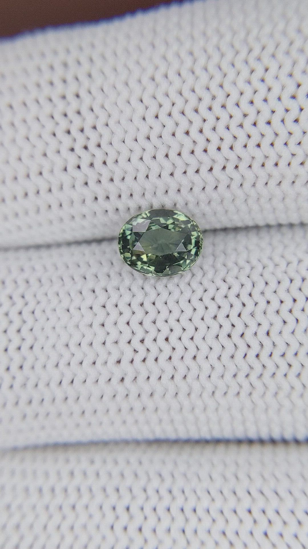 1.09 Ct. Bluish Green Sapphire from Tanzania Size Video