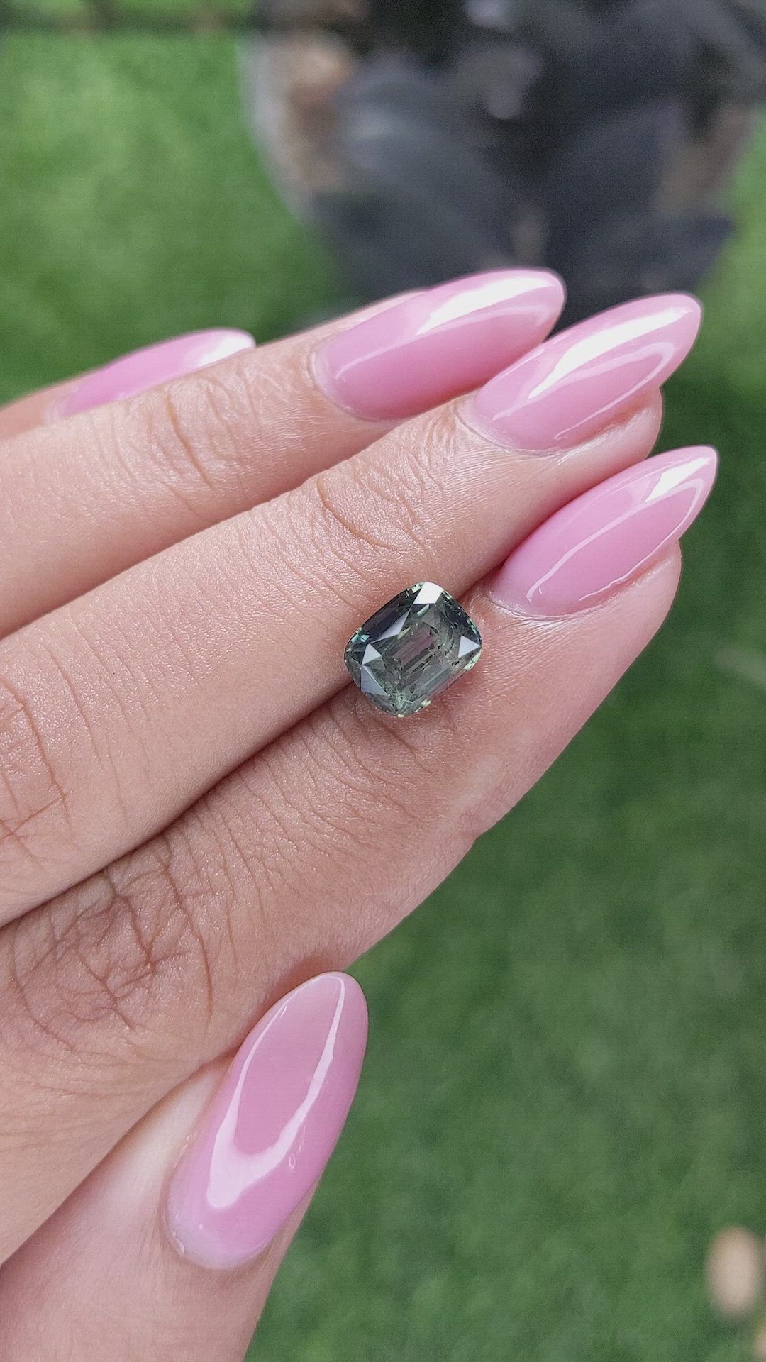 2.63 Ct. Bi Color / Parti Sapphire from Tanzania Size Video