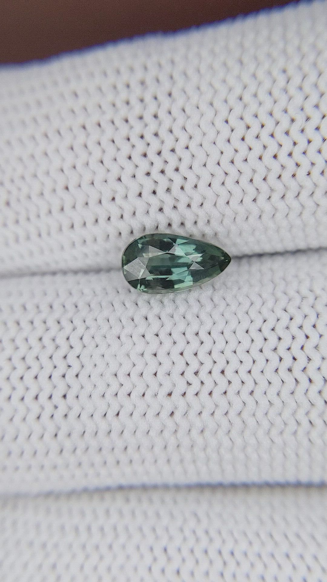 1.05 Ct. Bluish Green Sapphire from Tanzania Size Video
