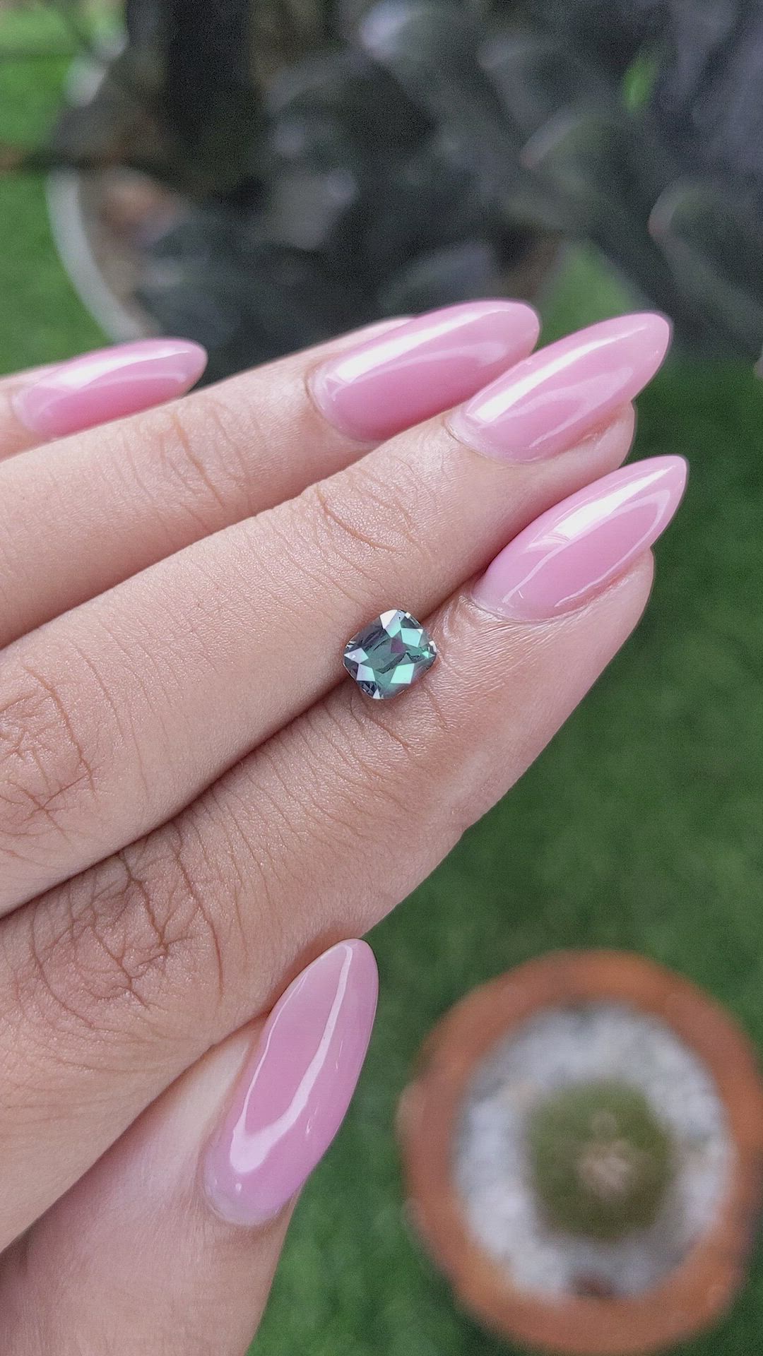0.89 Ct. Color Change Sapphire from Tanzania Size Video