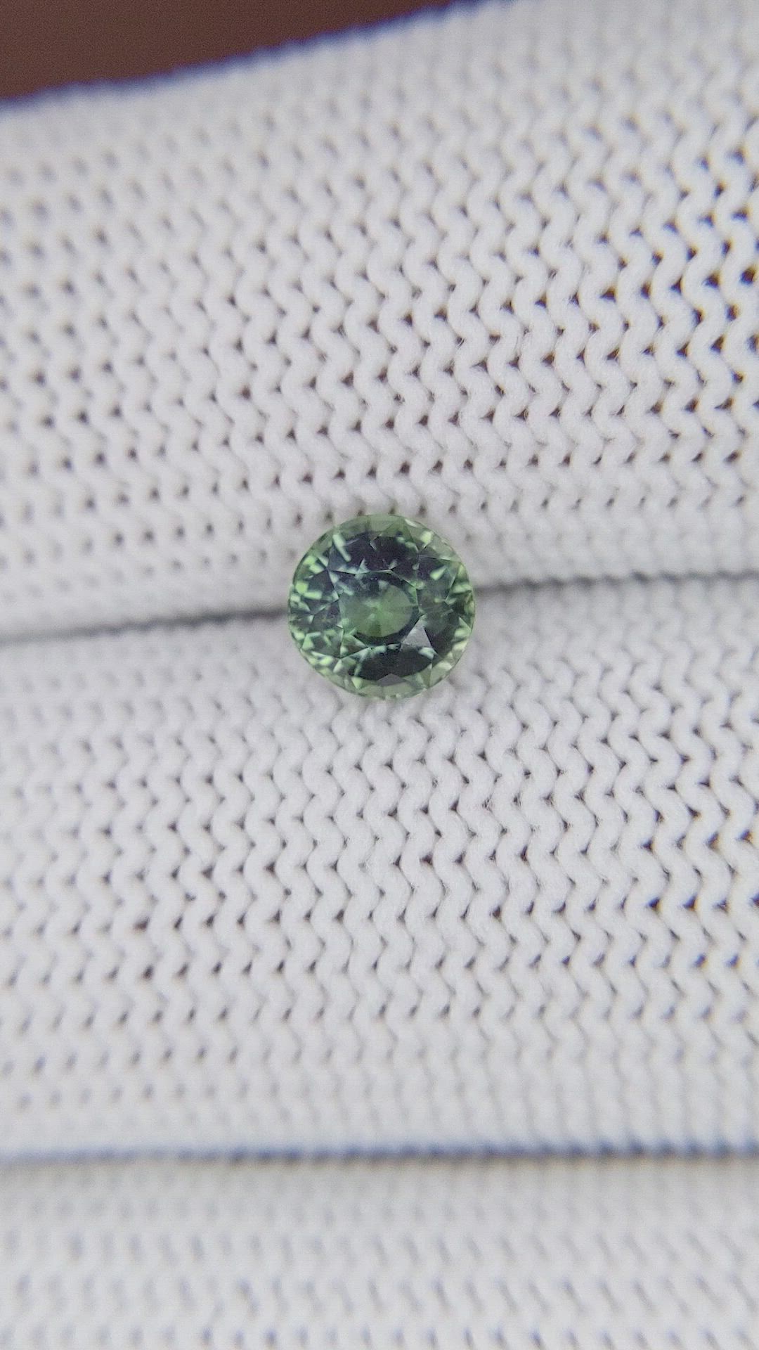 1.10 Ct. Bluish Green Sapphire from Tanzania Size Video