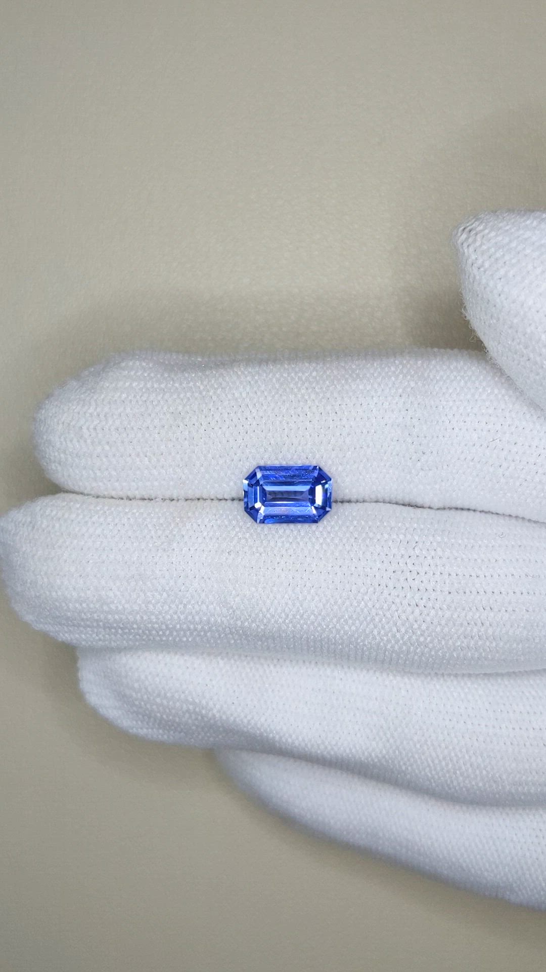 2.03 Ct. Blue Sapphire from Ceylon (Sri Lanka) Size Video