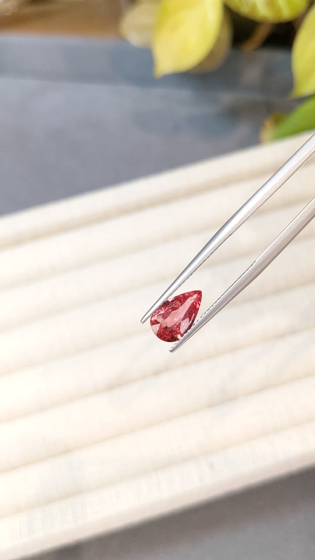 1.96 Ct. Padparadscha Sapphire from Ceylon (Sri Lanka) Size Video