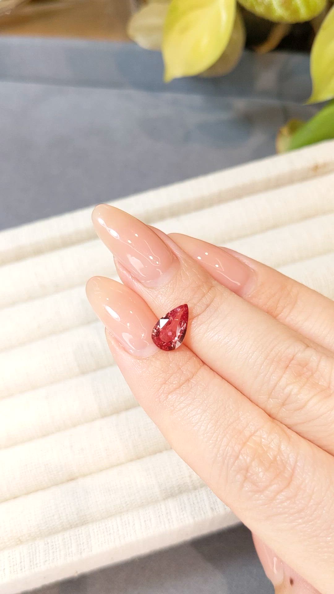 1.96 Ct. Padparadscha Sapphire from Ceylon (Sri Lanka) Size Video