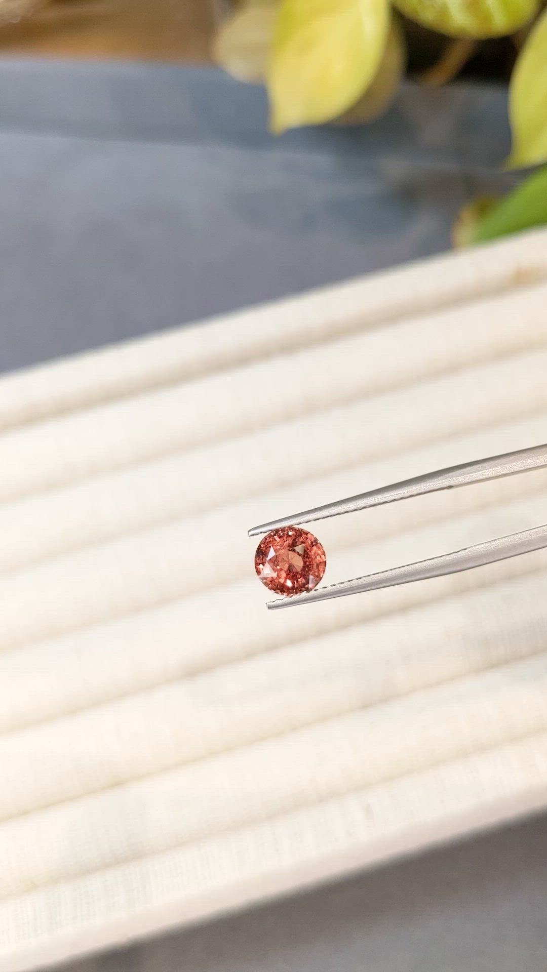 1.95 Ct. Padparadscha Sapphire from Ceylon (Sri Lanka) Size Video