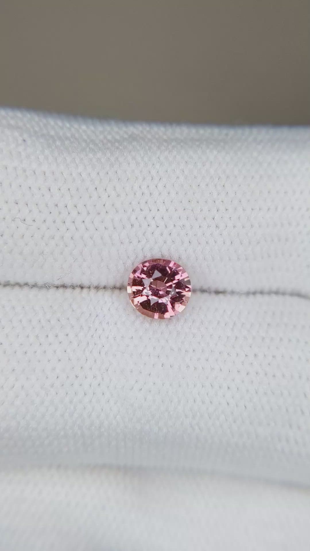 0.93 Ct. Pink Sapphire from Ceylon (Sri Lanka) Size Video