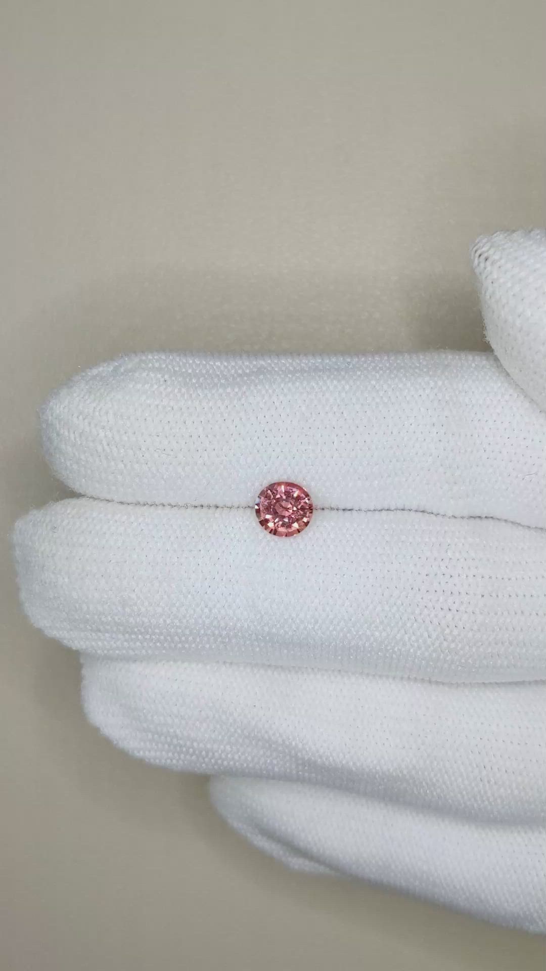0.93 Ct. Pink Sapphire from Ceylon (Sri Lanka) Size Video