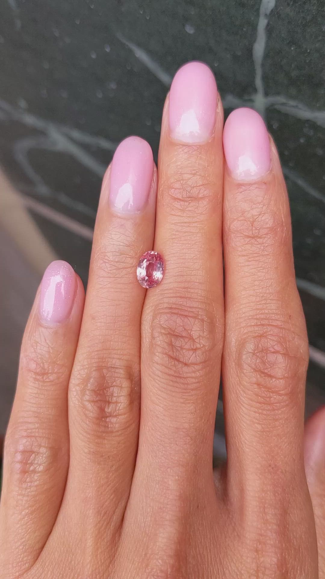 1.44 Ct. Padparadscha Sapphire from East Africa Size Video