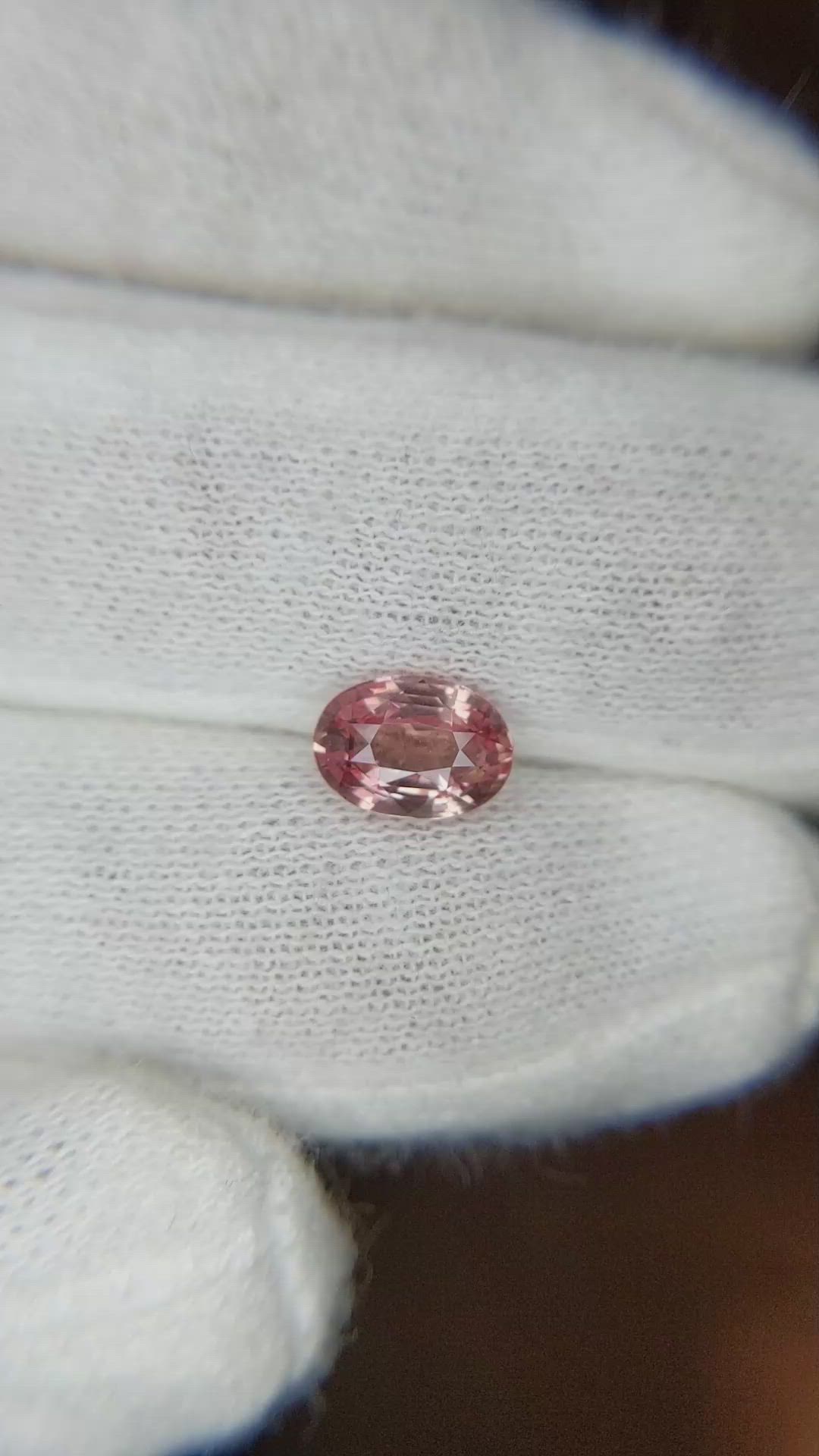 1.44 Ct. Padparadscha Sapphire from East Africa Size Video