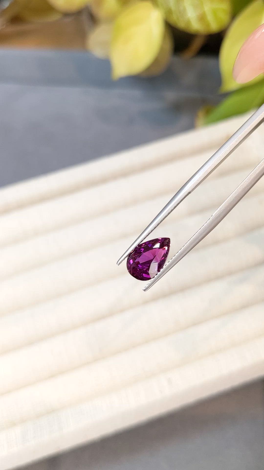 3.06 Ct. Purple Sapphire from Ceylon (Sri Lanka) Size Video