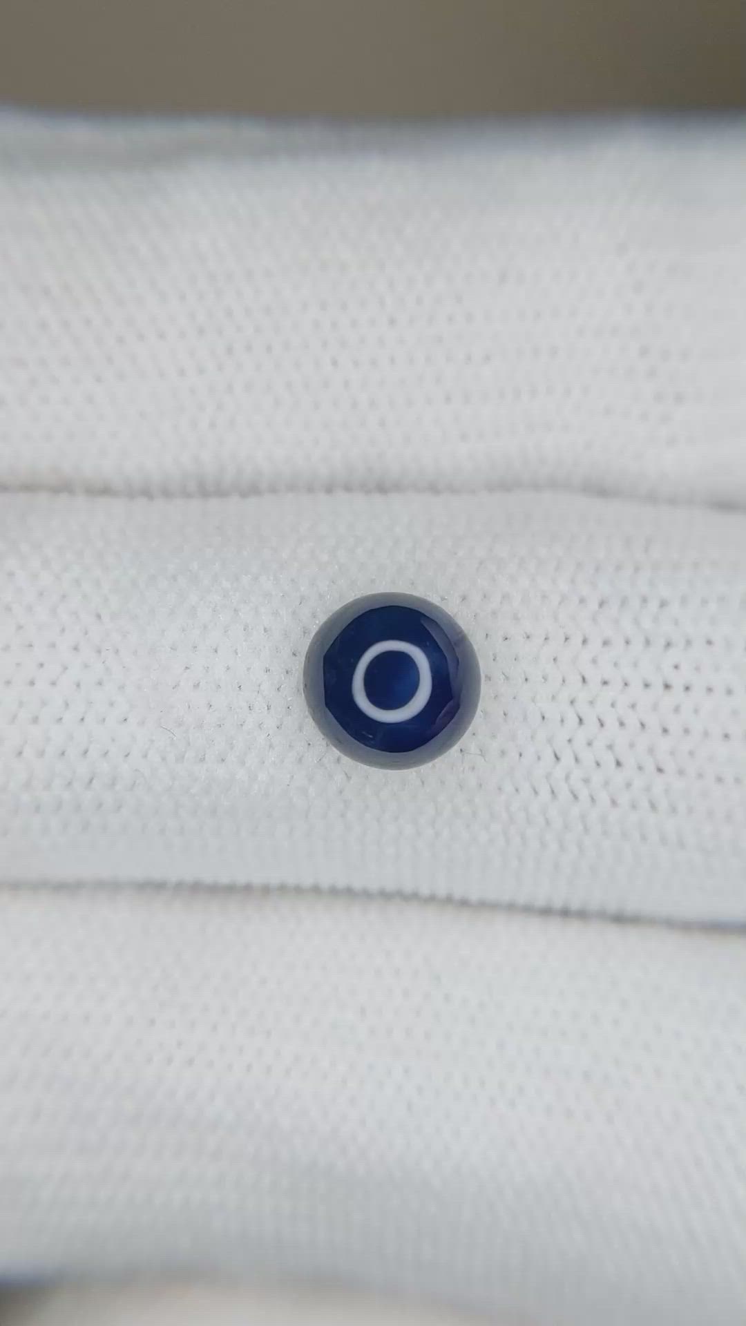 2.12 Ct. Blue Cabochon Sapphire from Ceylon (Sri Lanka) Size Video
