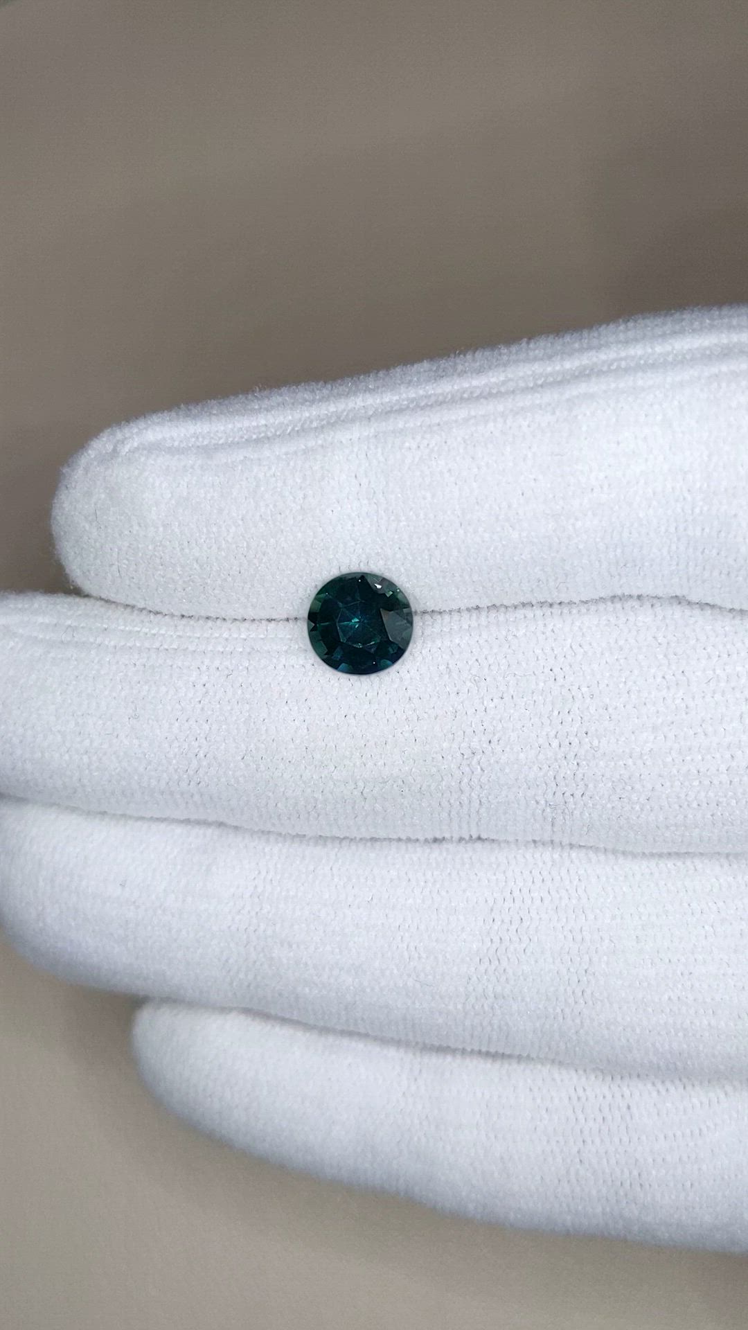 1.78 Ct. Bluish Green Sapphire from Madagascar Size Video
