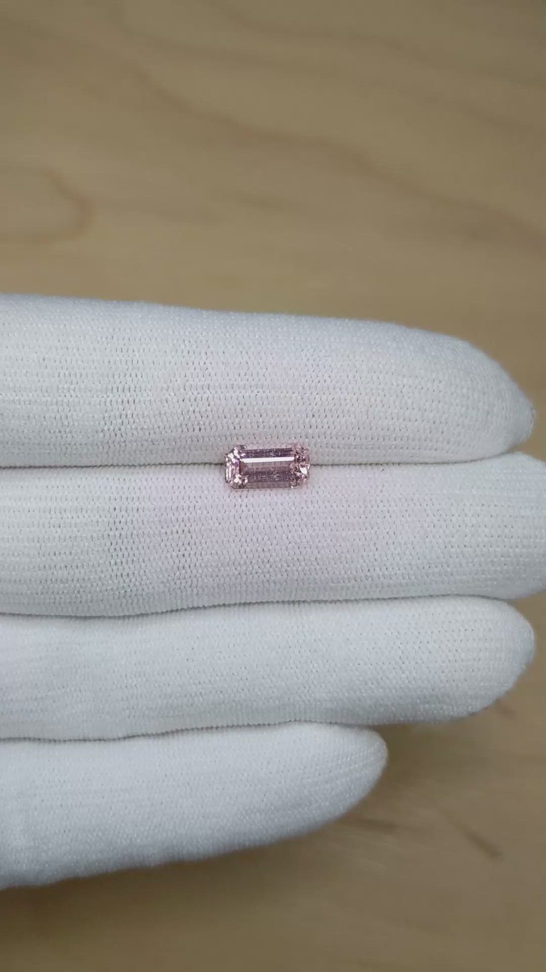 2.49 Ct. Pink Sapphire from Ceylon (Sri Lanka) Size Video
