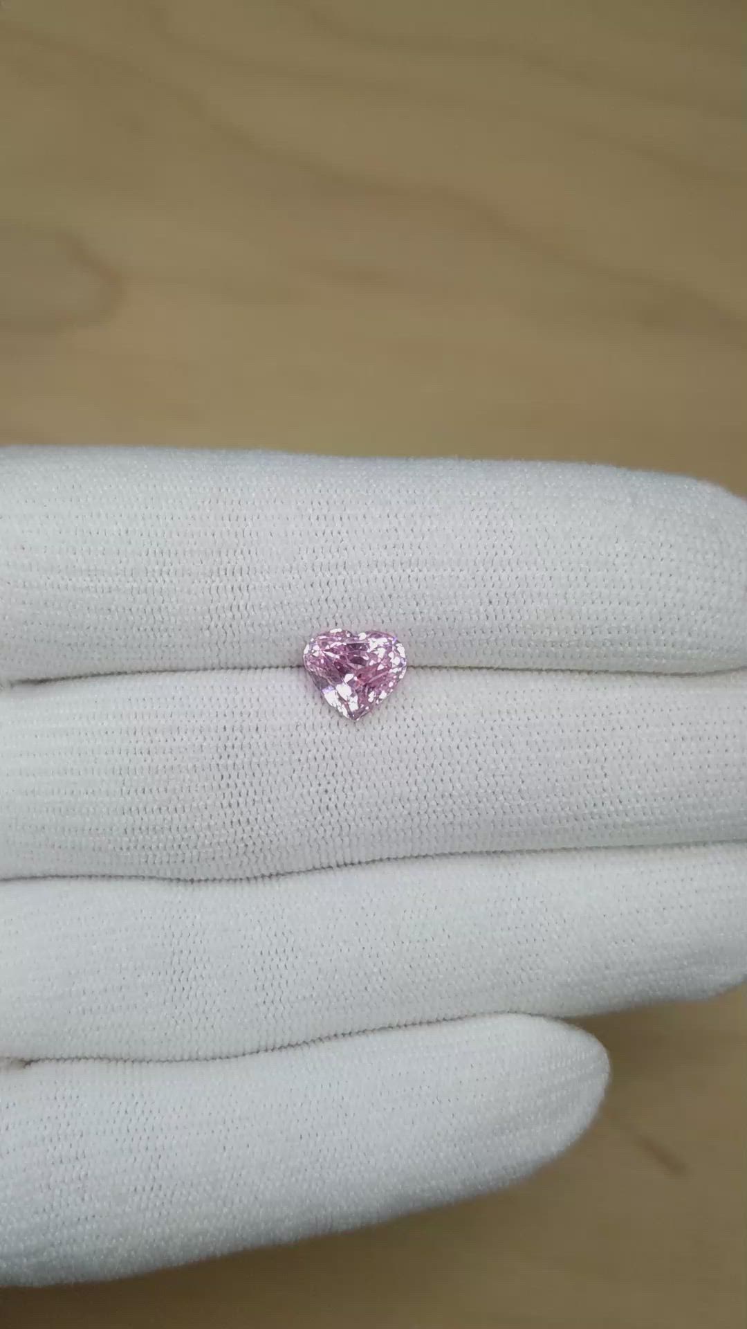 2.71 Ct. Pink Sapphire from Ceylon (Sri Lanka) Size Video